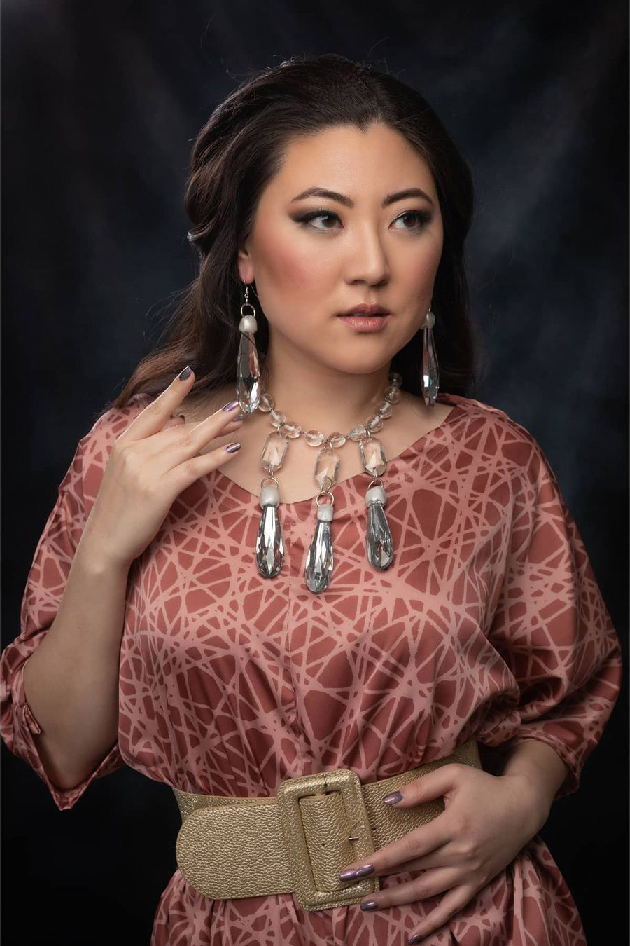 Photography: Alejandro Osma; Jewelry: Sugar Gay Isber; ; Designer: Jerry Martinez; Makeup: Alex Roszko; Hair: Theresa Przybyla & Katt Pearls; Model: Haemy Chung