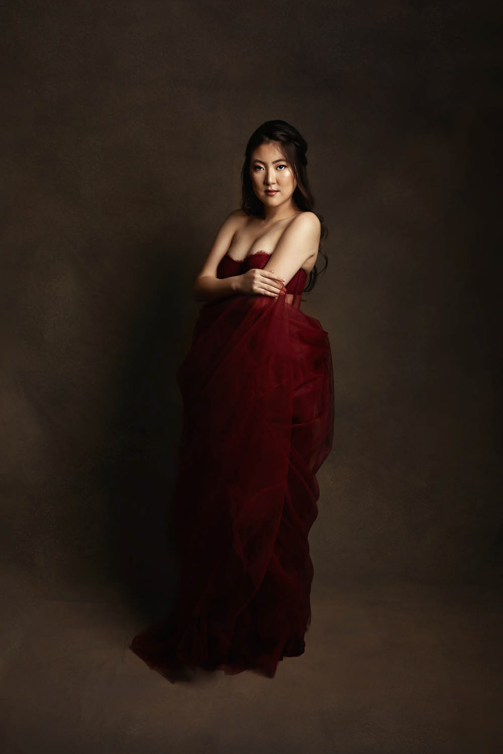 Photography/Styling: Linda Drake; Model: Haemy Chung; Makeup/Hair: Makeup ATX (Codie); Designer: Katharina Hakaj Couture