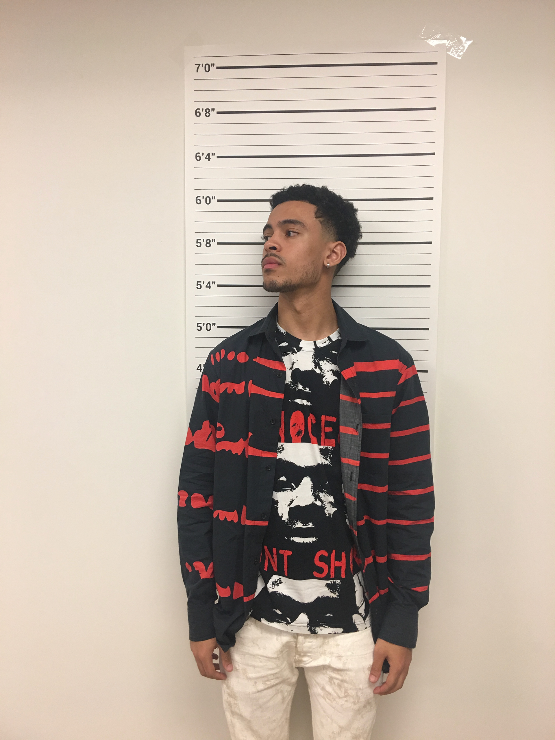 Part of the pop-up where people can take a photo. 