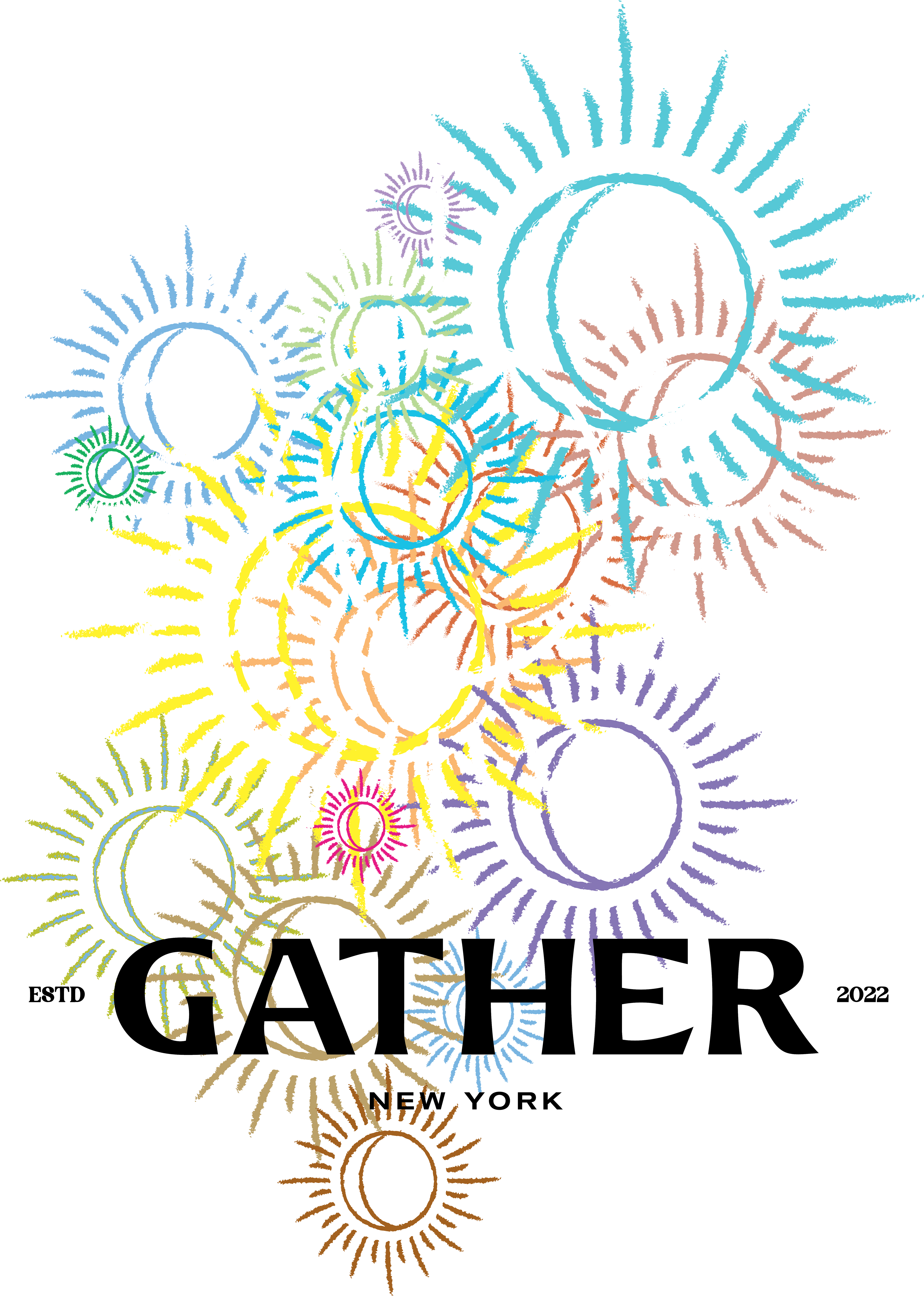 Gather fireworks a design for merch