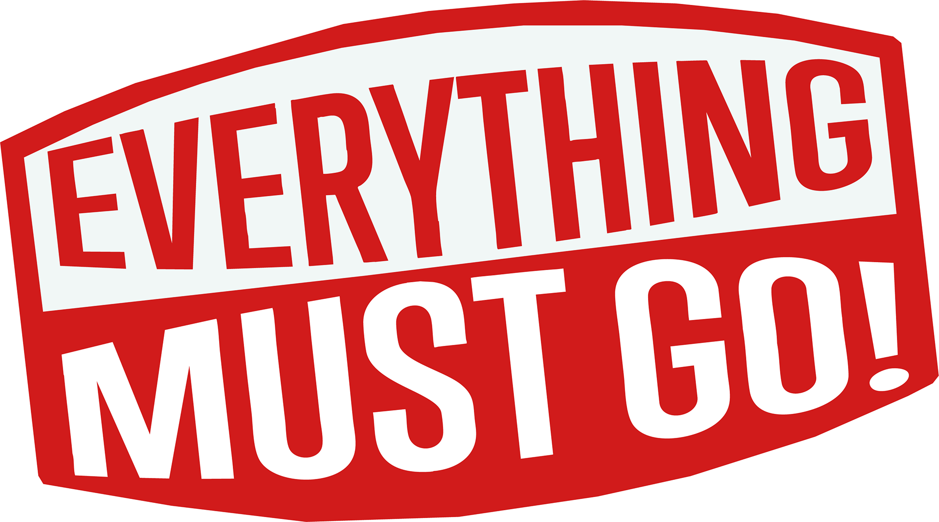 Everything Must Go Sticker