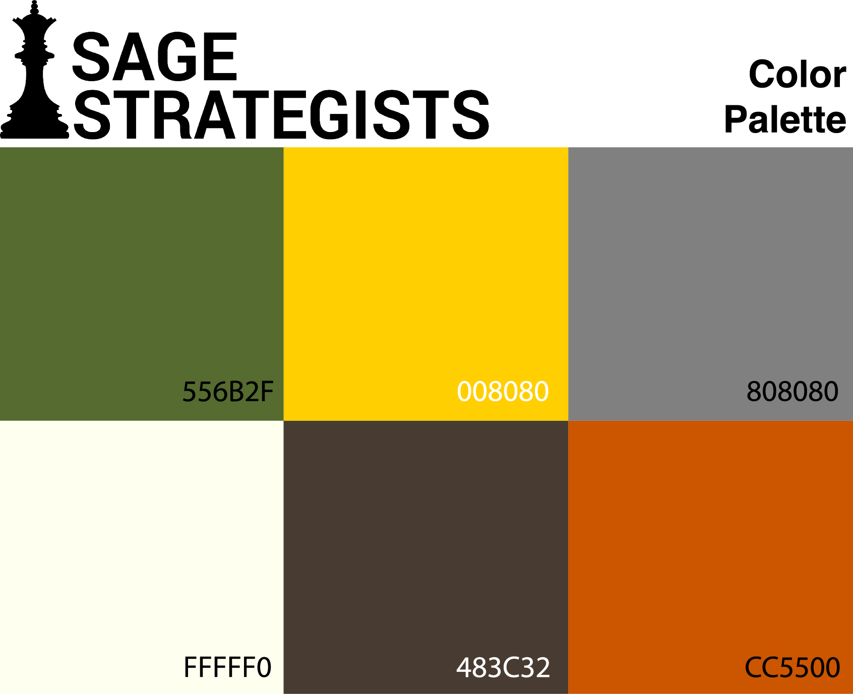 Company color palette