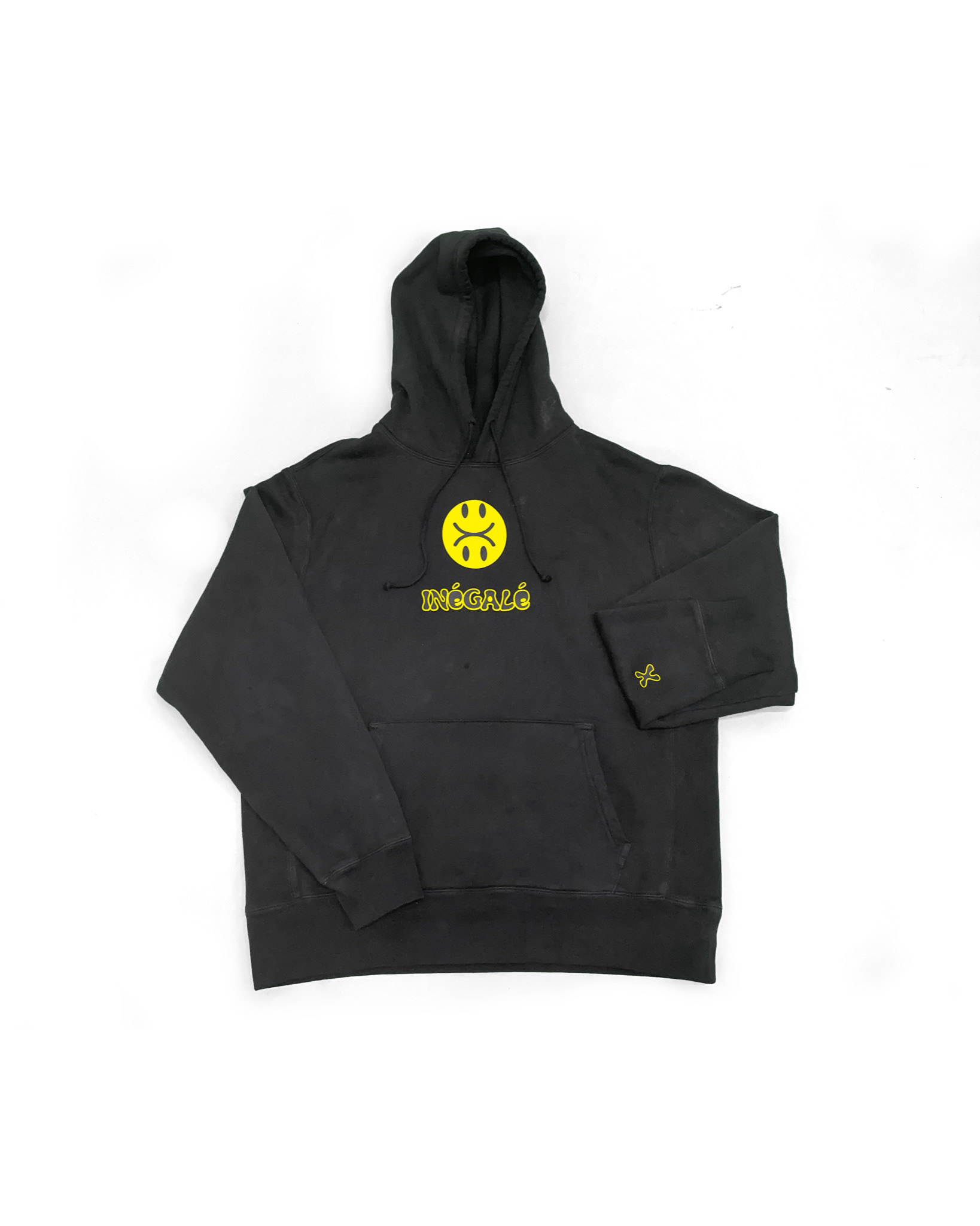 Hand dyed keep smiling hoodie