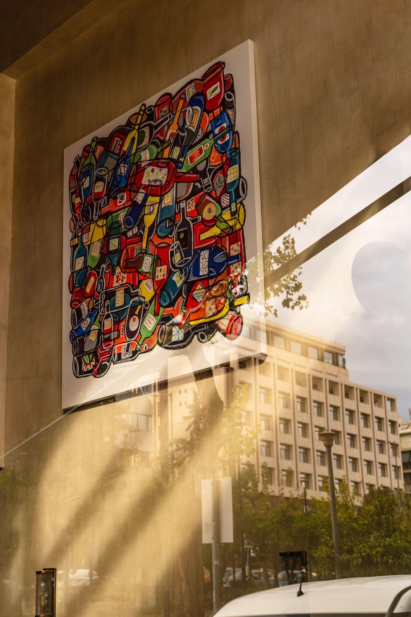 Original Painting for a wine bar in Athens