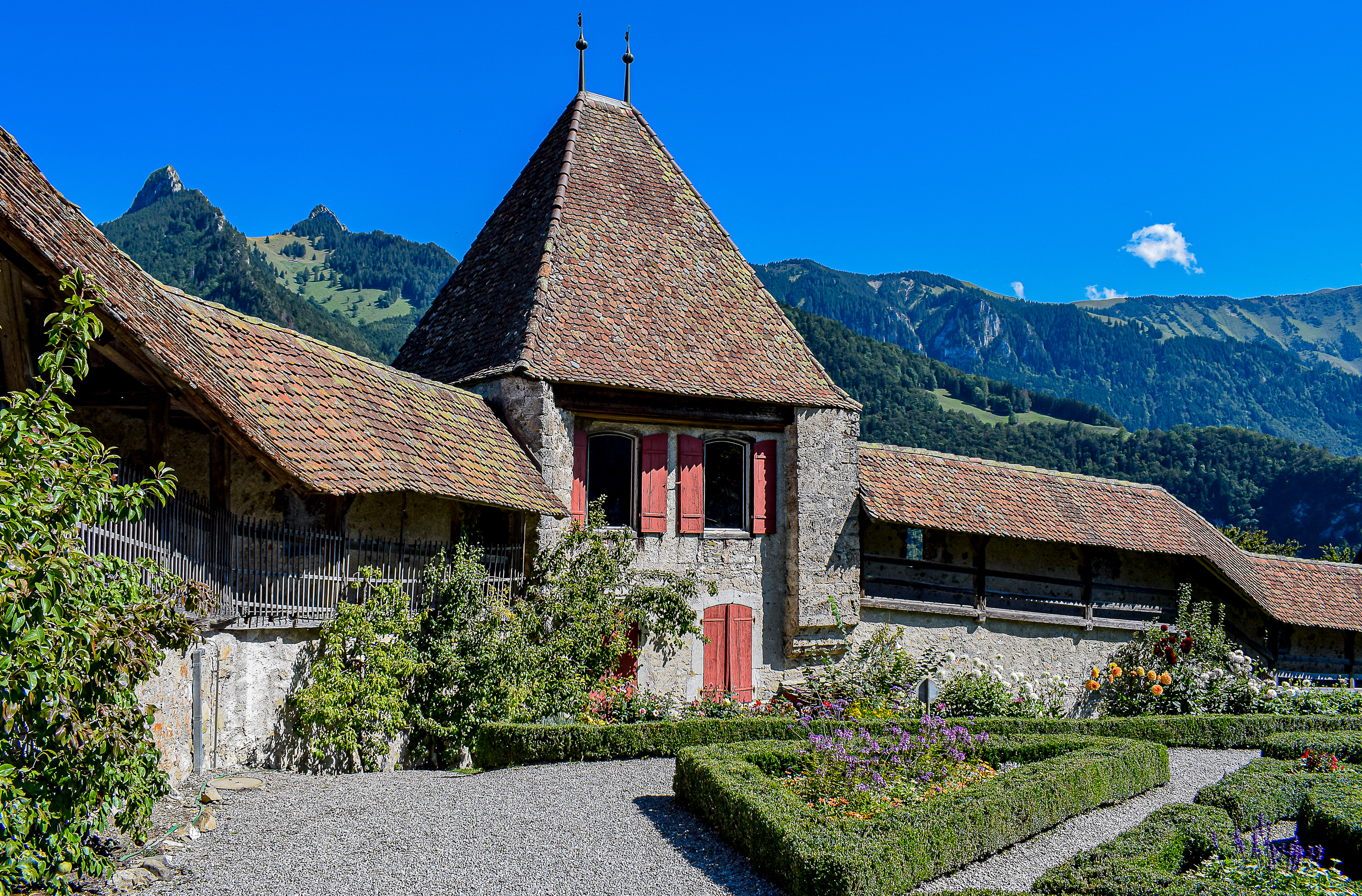 Château de Gruyères en Suisse photo 19