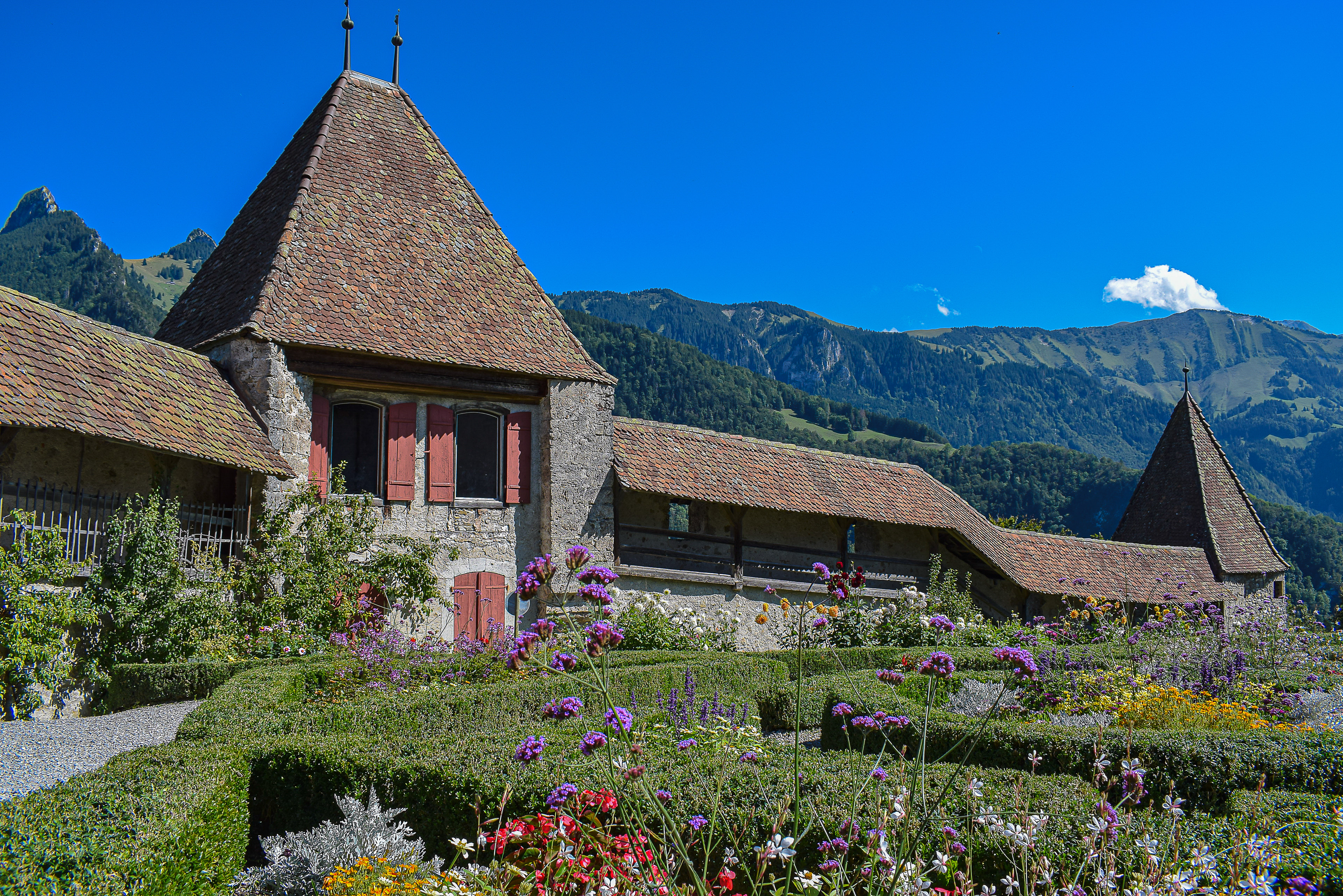 Château de Gruyères en Suisse photo 21
