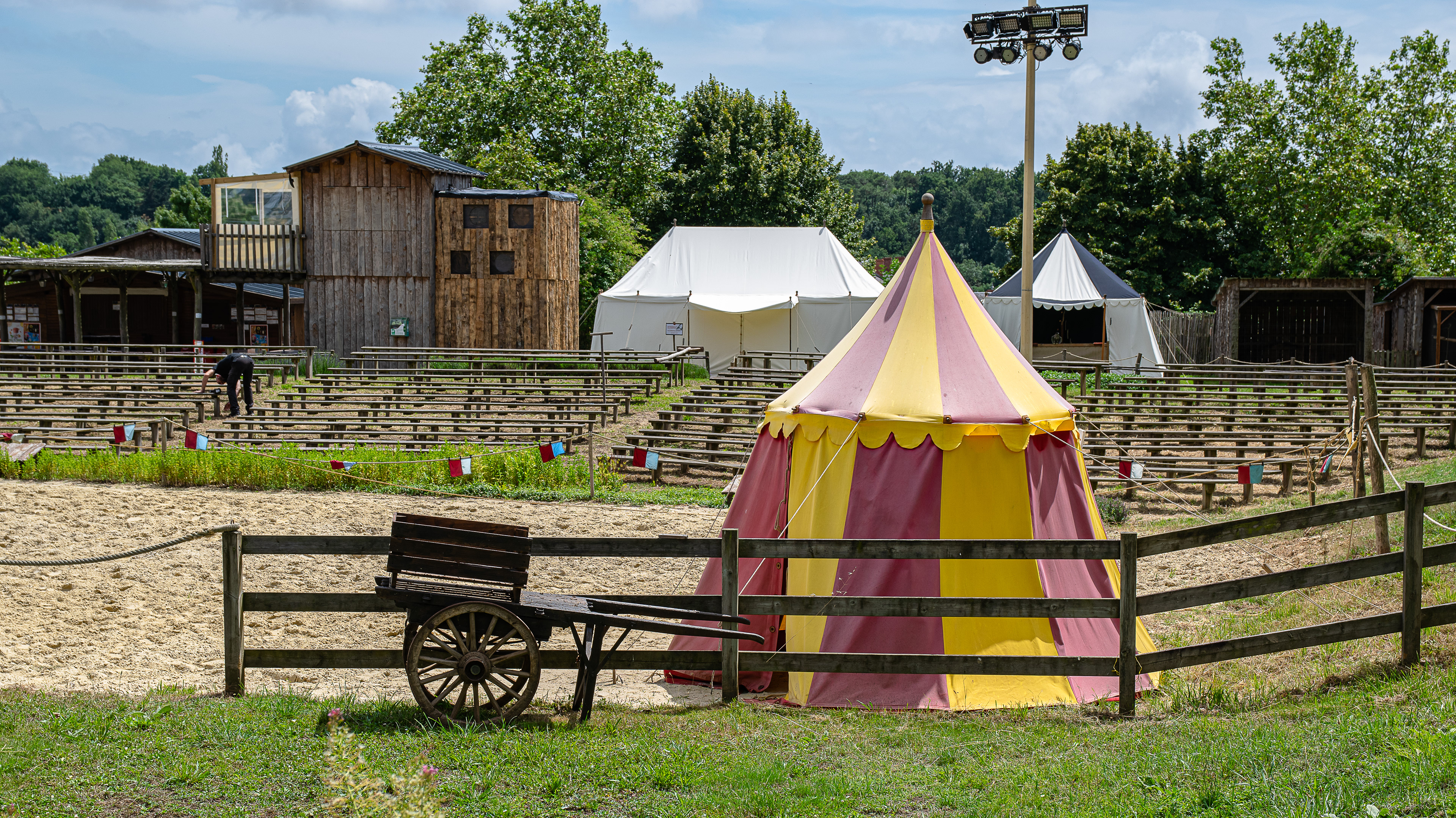 Vu sur la zone de spectacle du Château de Talmont, Vendée France, photo 93