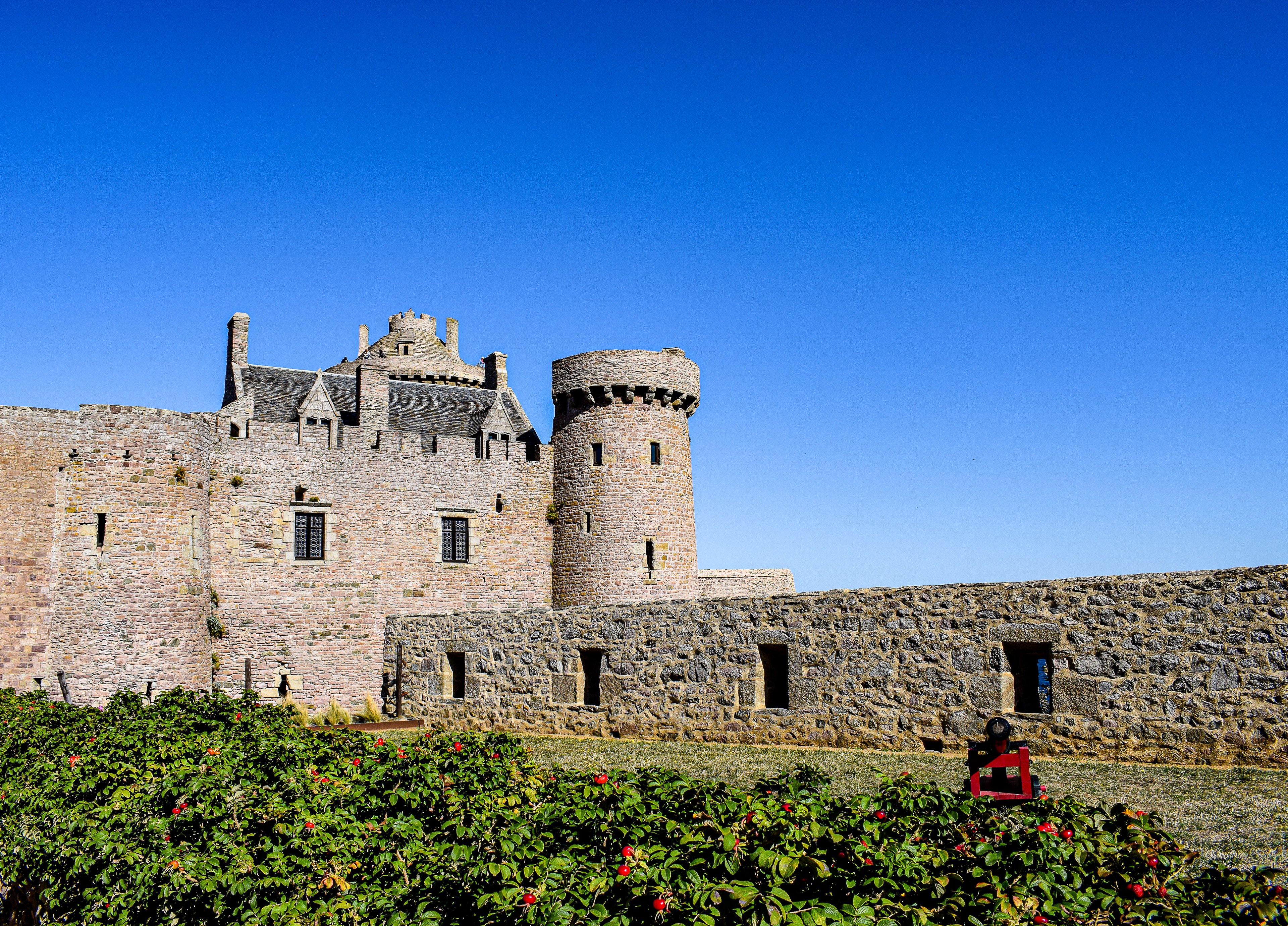 Château de la Roche Goyon début 1340 en baie de Saint-Malo, Plévenon en Bretagne, photo 83