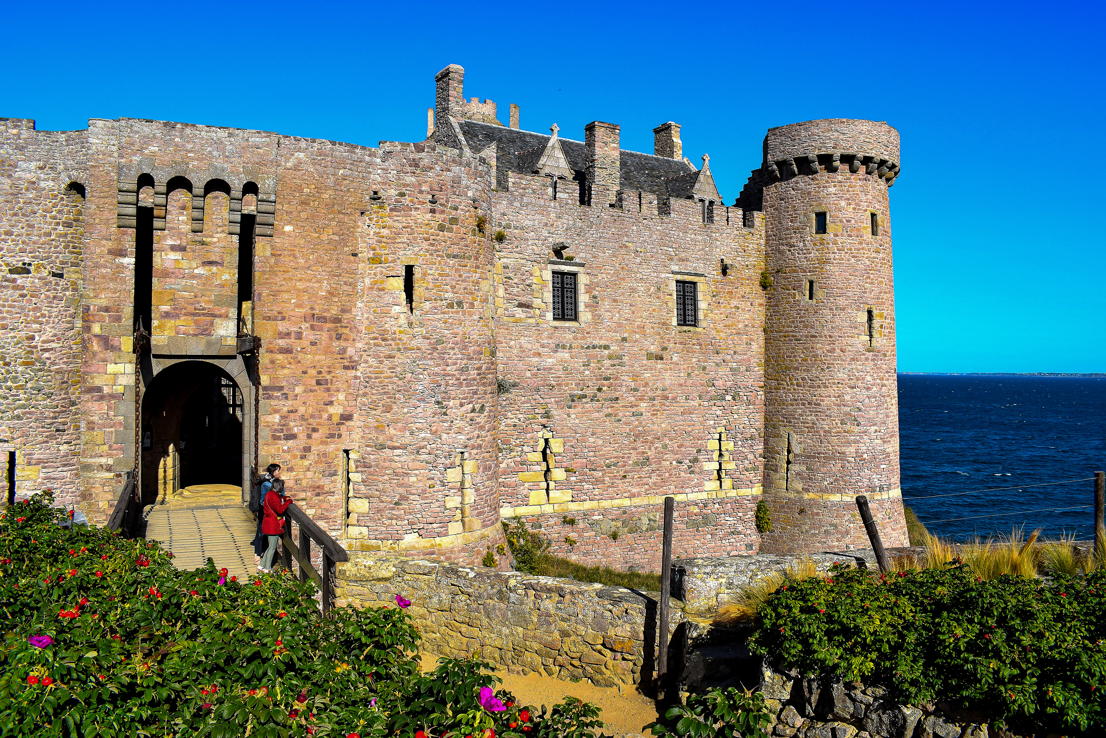 Château de la Roche Goyon en baie de Saint-Malo, Plévenon en Bretagne, photo 97