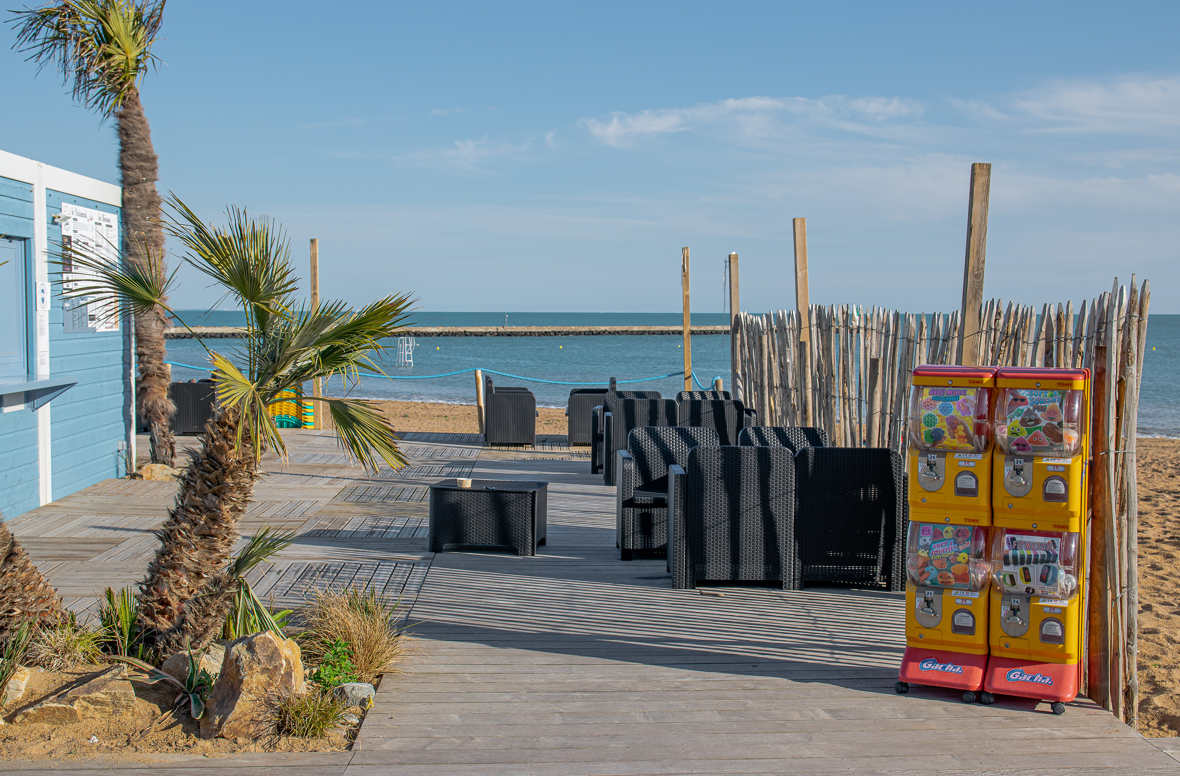 Une terrasse des cabanes de snacking de Boisvinet de Saint Gilles Croix de Vie, photo 30