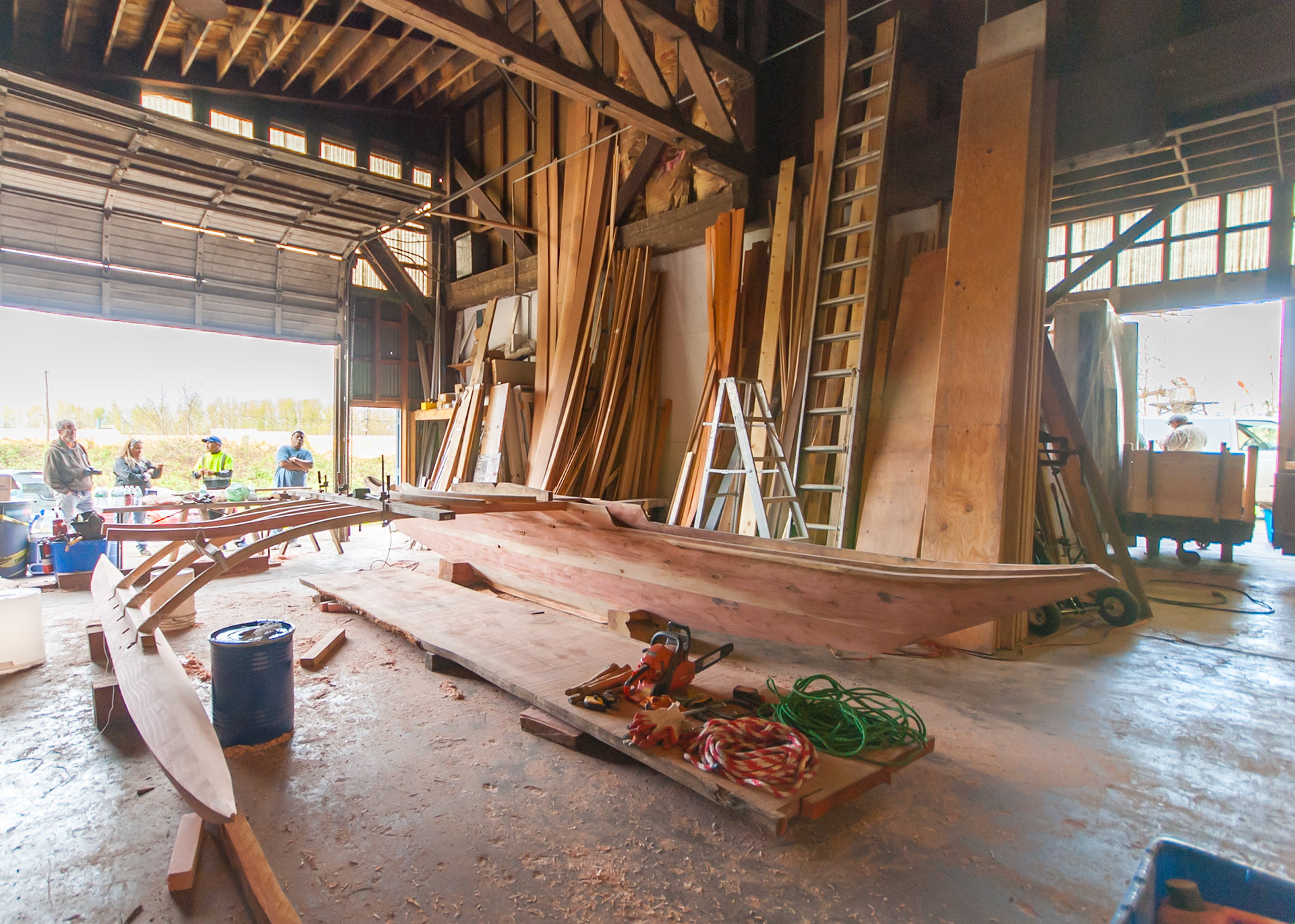 Living Islands' Outrigger Build in 2016. #Throwback #Outrigger #Marshallese