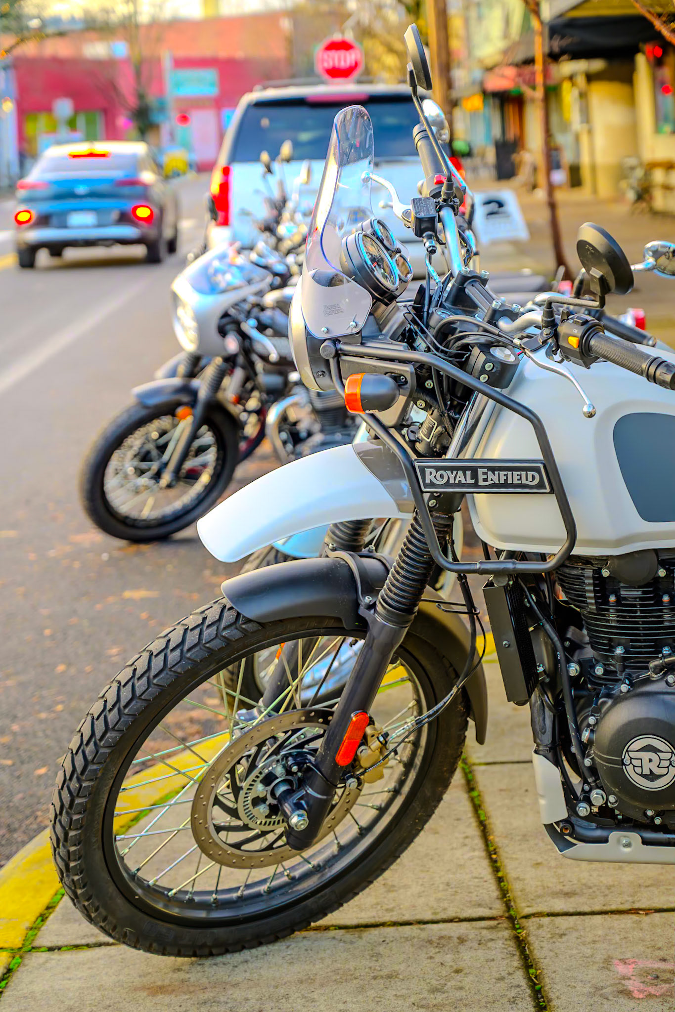 Motorcycles in St Johns, Portland Oregon