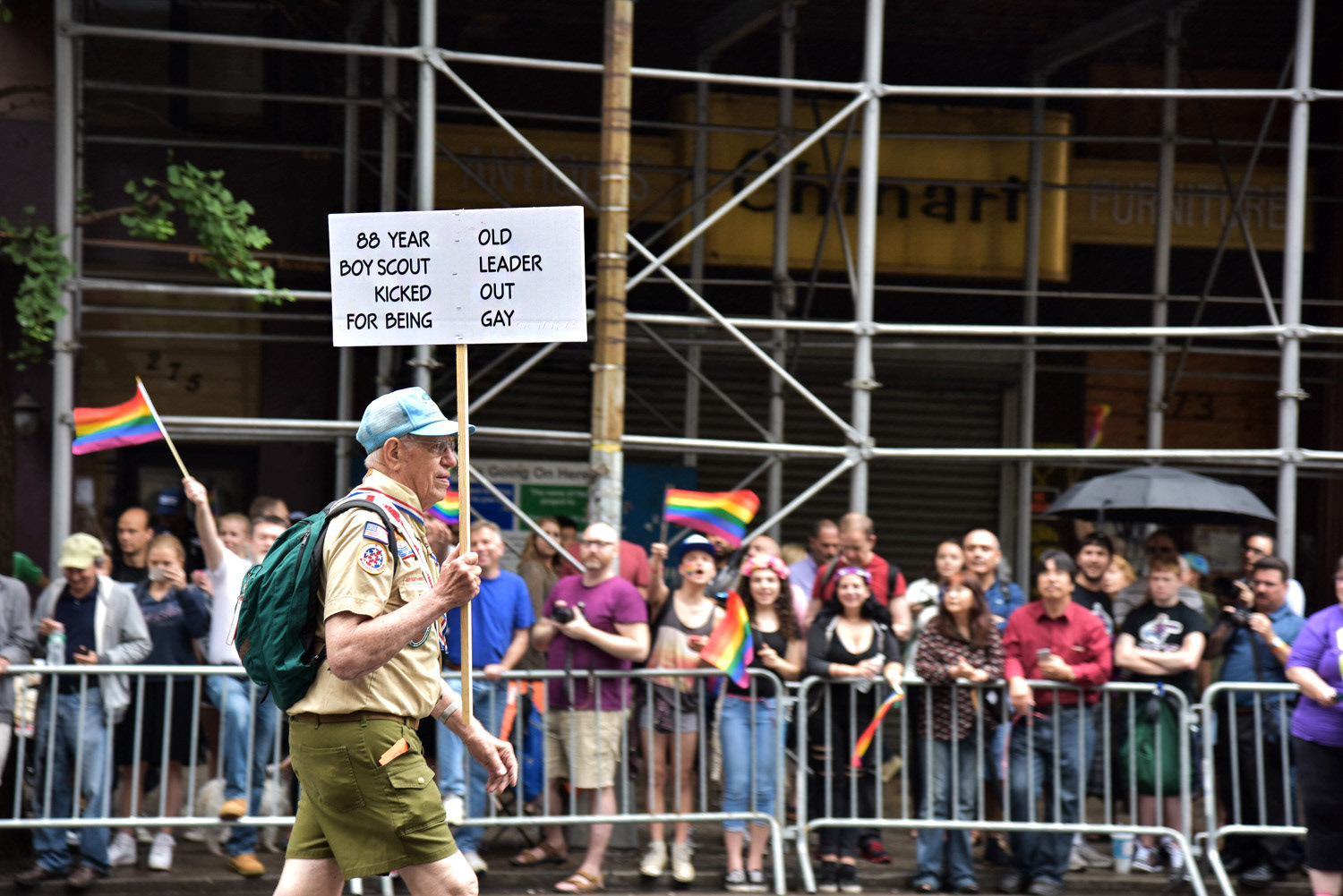 "88 Yr Old Boy Scout, Kicked Out"