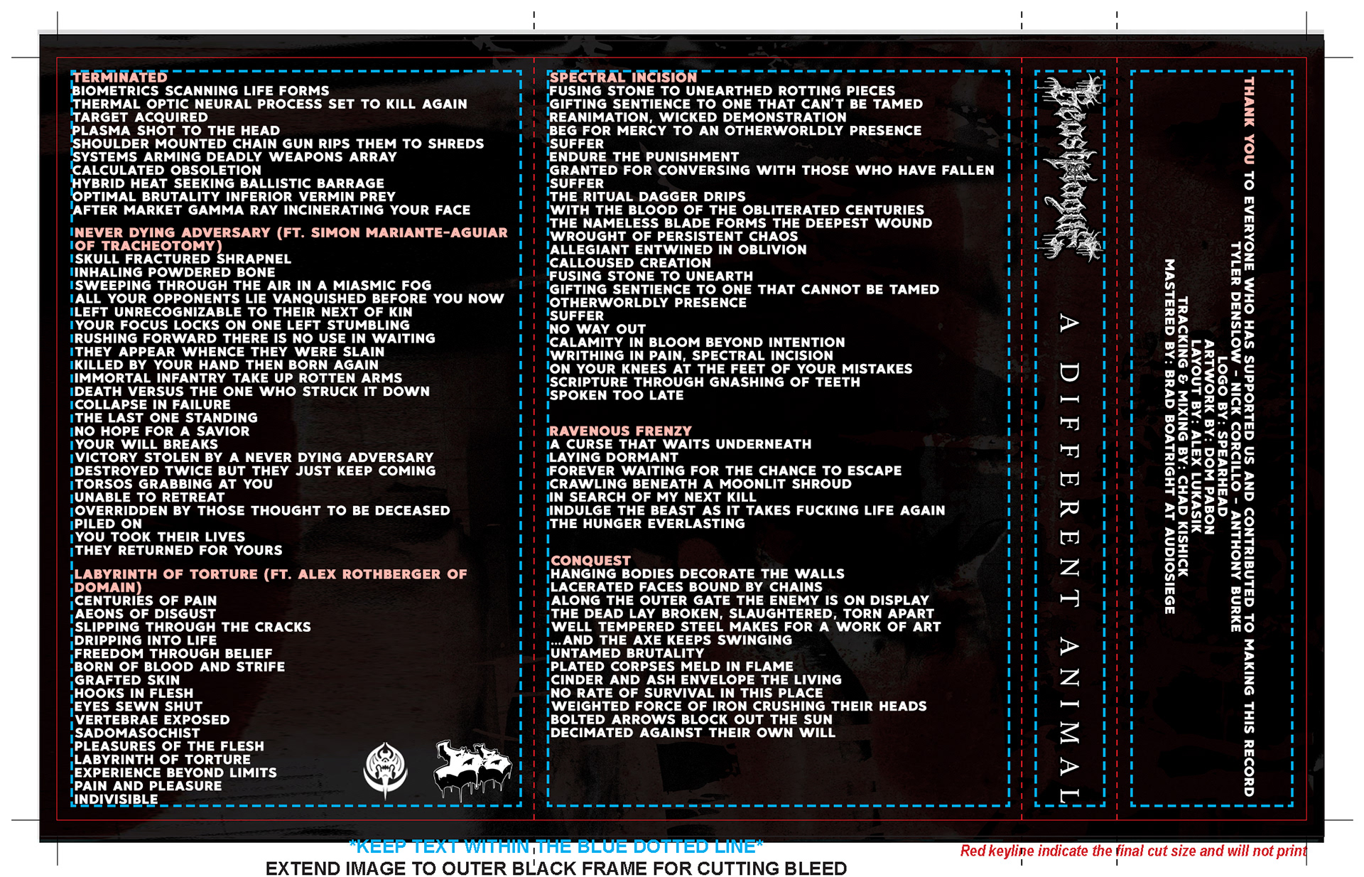 cassette j-card (inner)