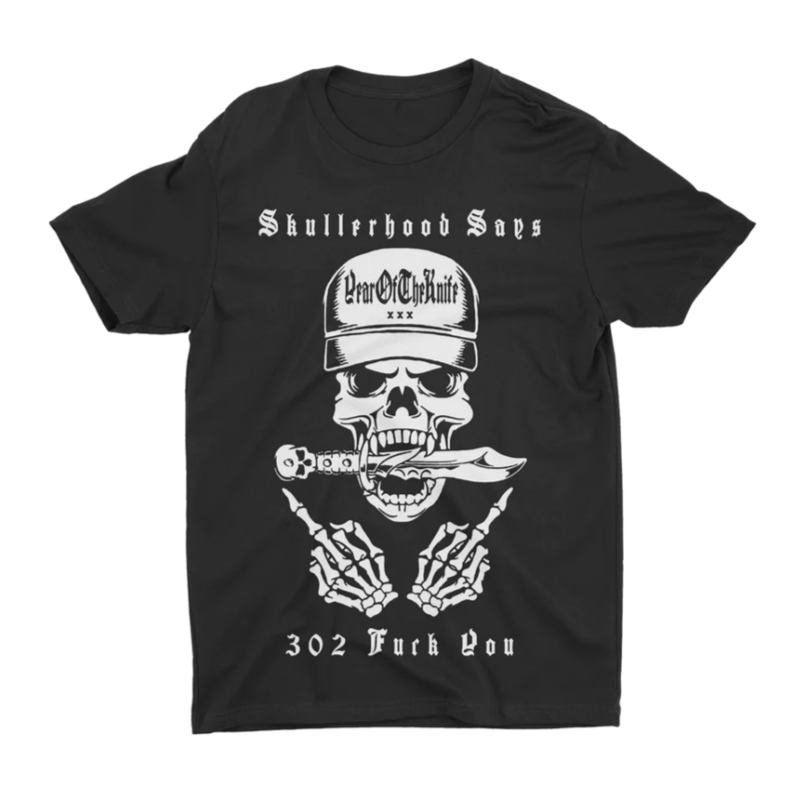 SKULLERHOOD Collaboration tee to raise funds in benefit of Year Of The Knife