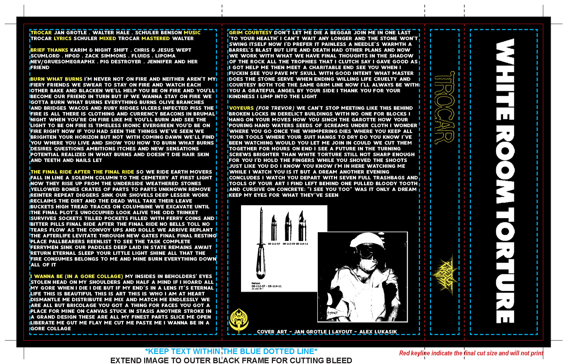 cassette j card (inner)