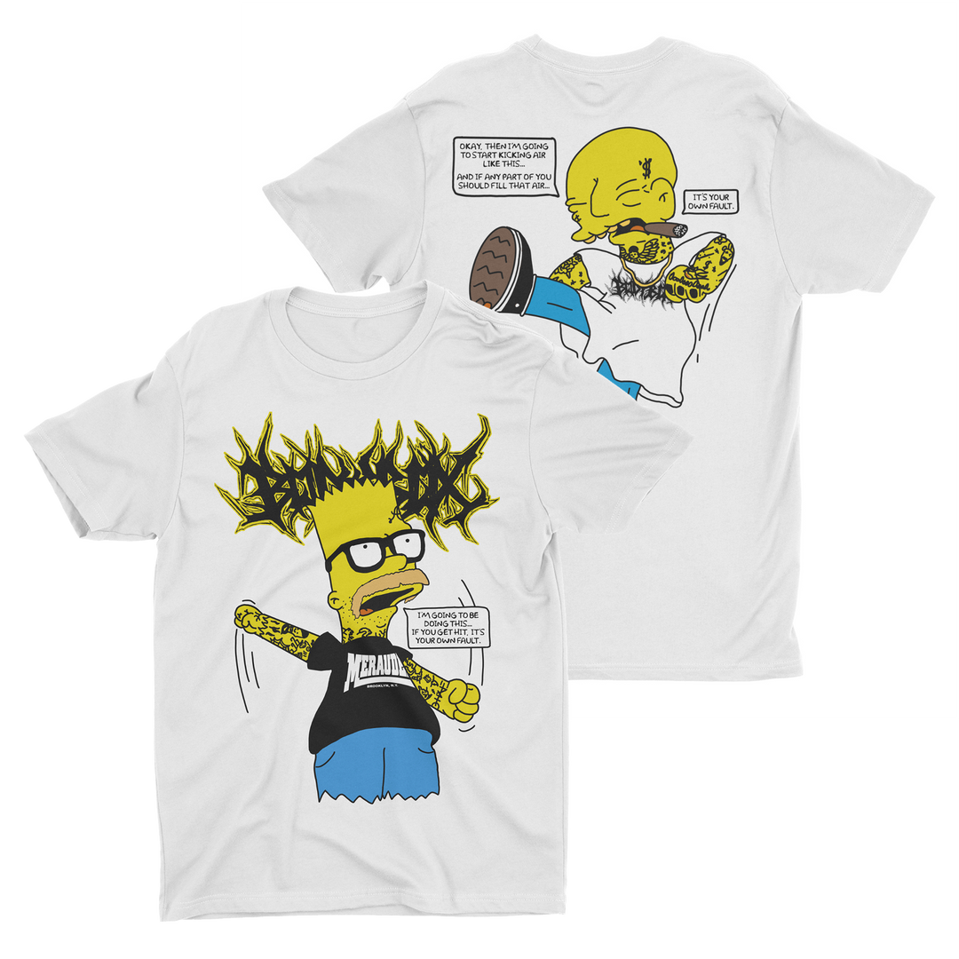 illustration and layout - bodybox bart t-shirt