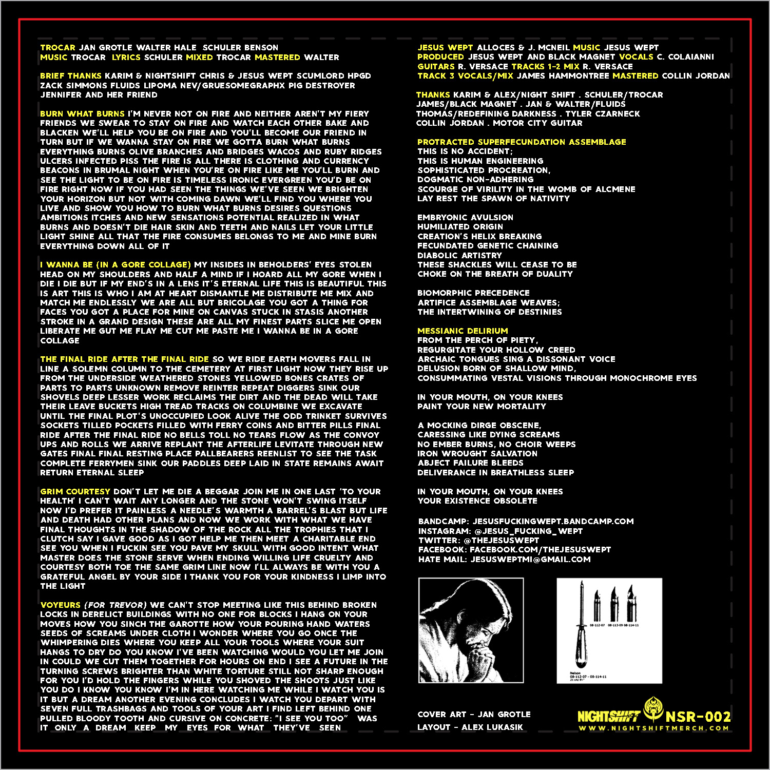cd inside cover
