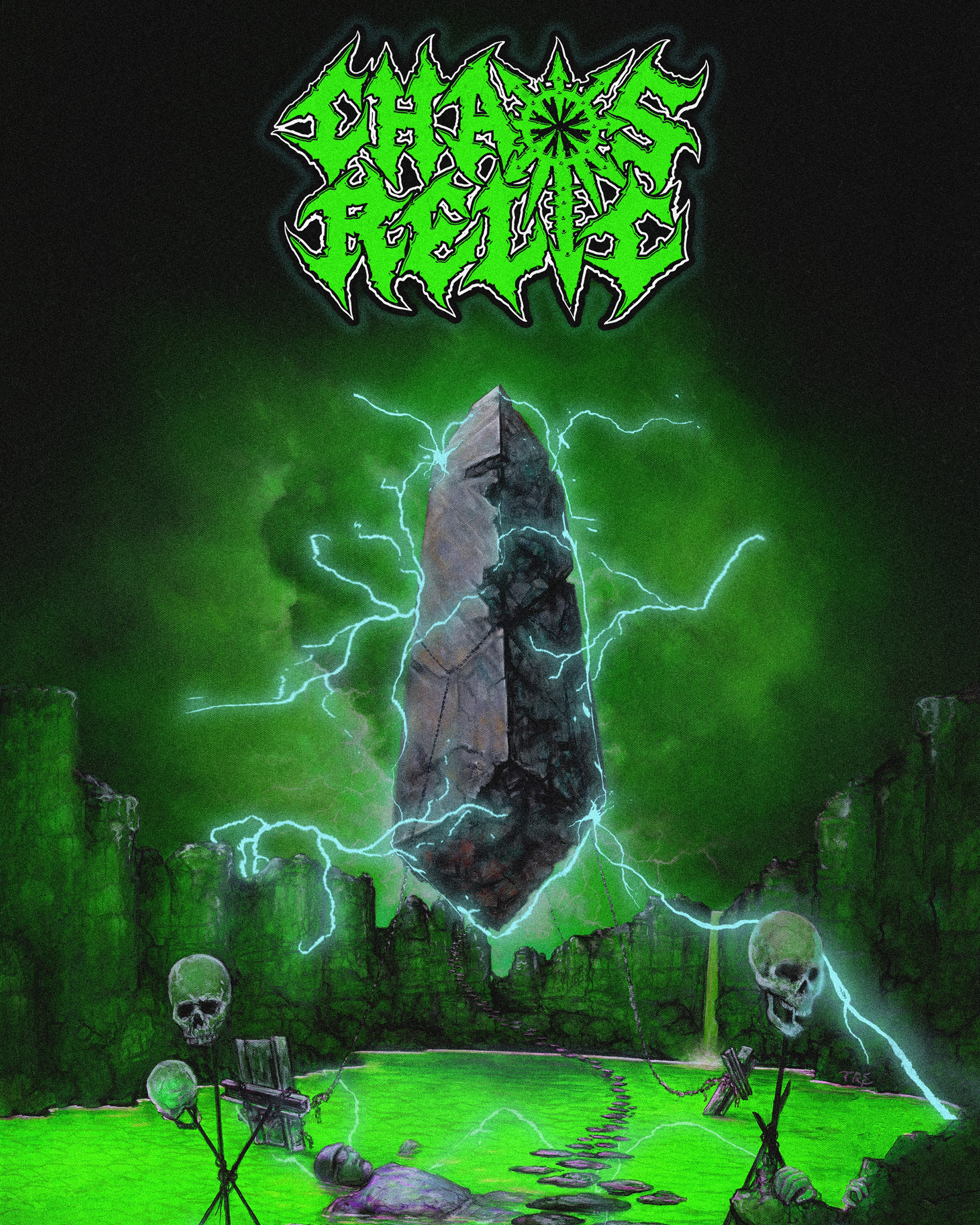 rejected Release show flyer - futher worked