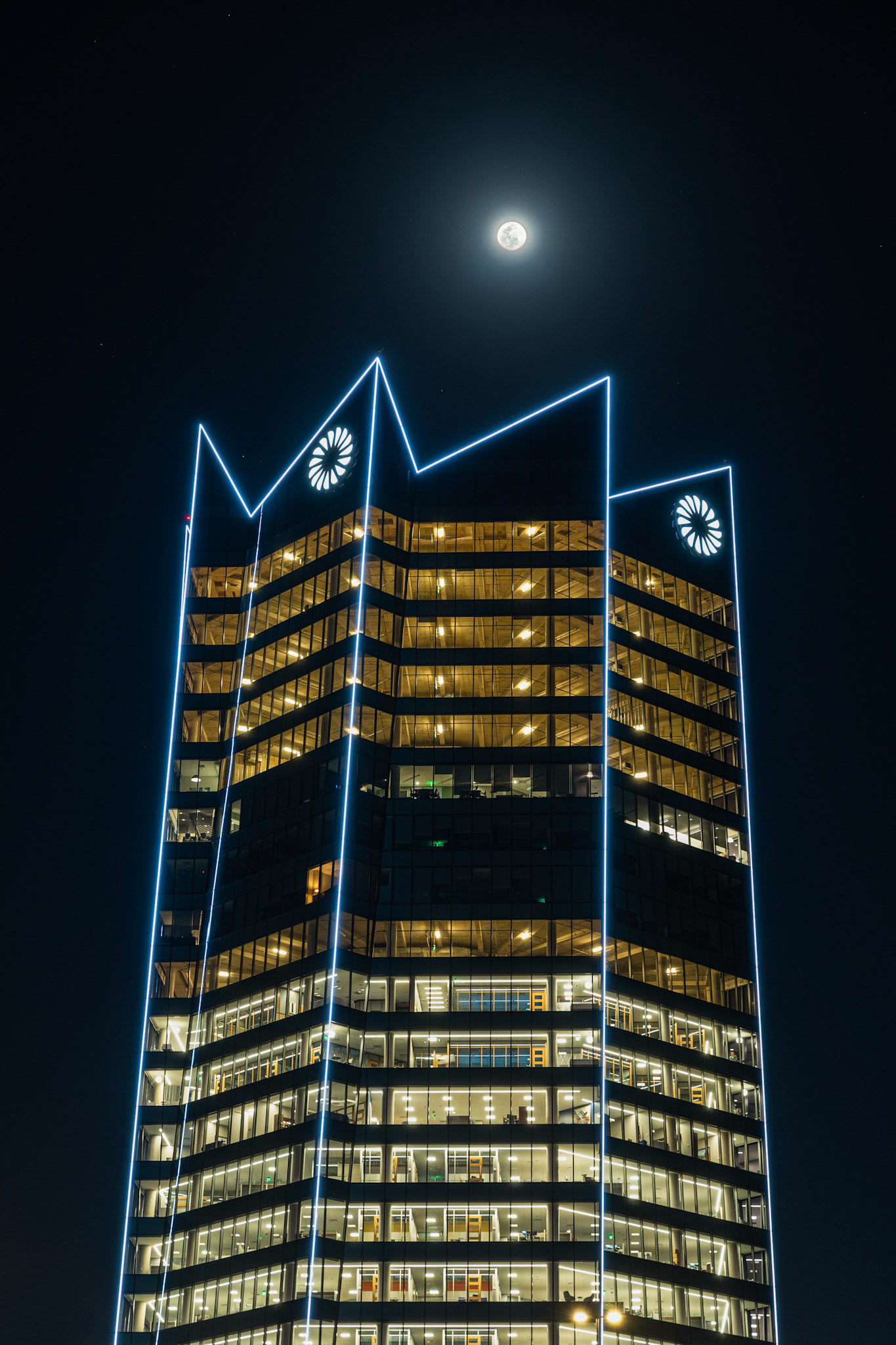 Frost Tower and Supermoon