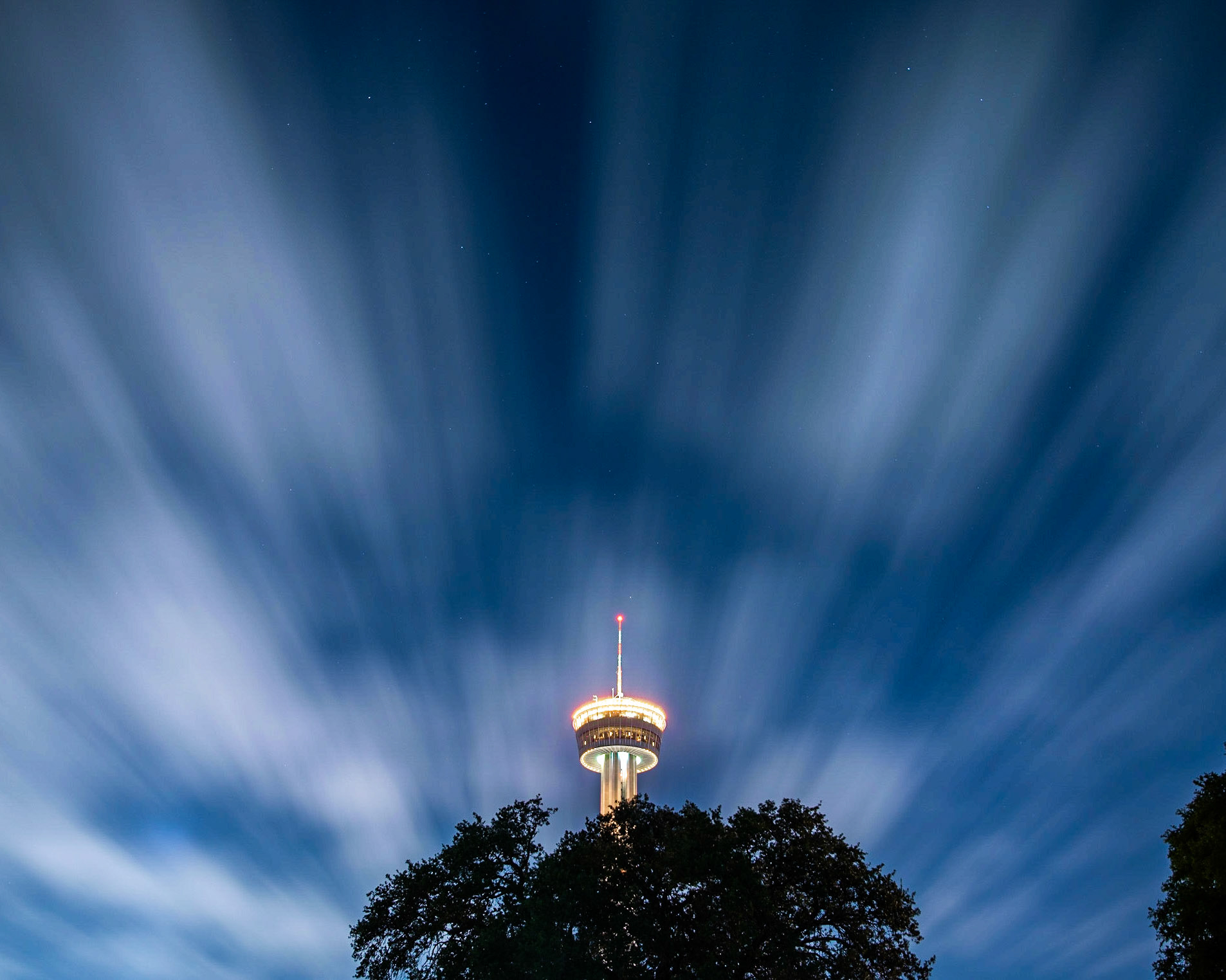 Leading Cloud Lines by Tower