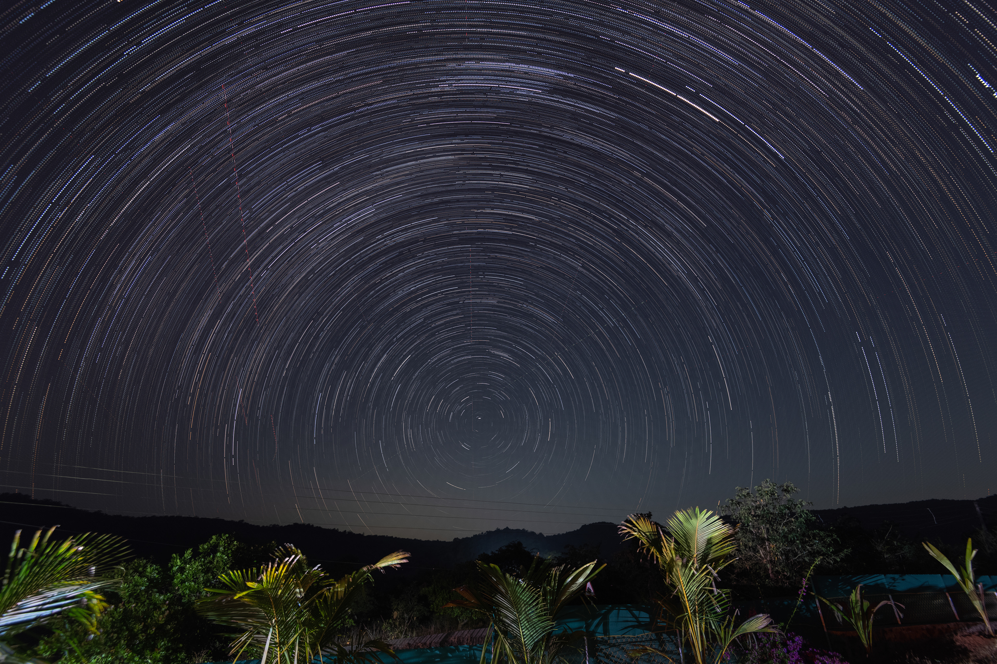 Star Trails. Shot in Murud area, India- Dec 2022