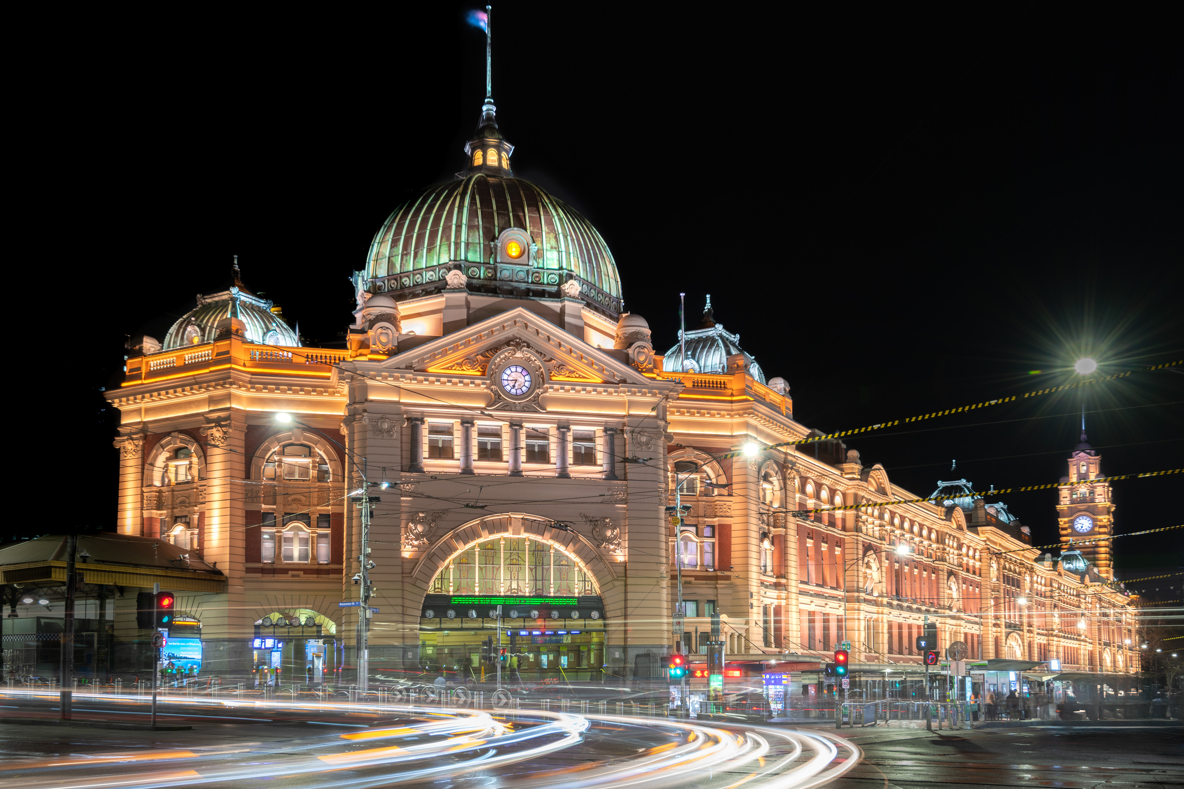 Flinders Street Railway Station is an iconic Landmark of Melbourne City