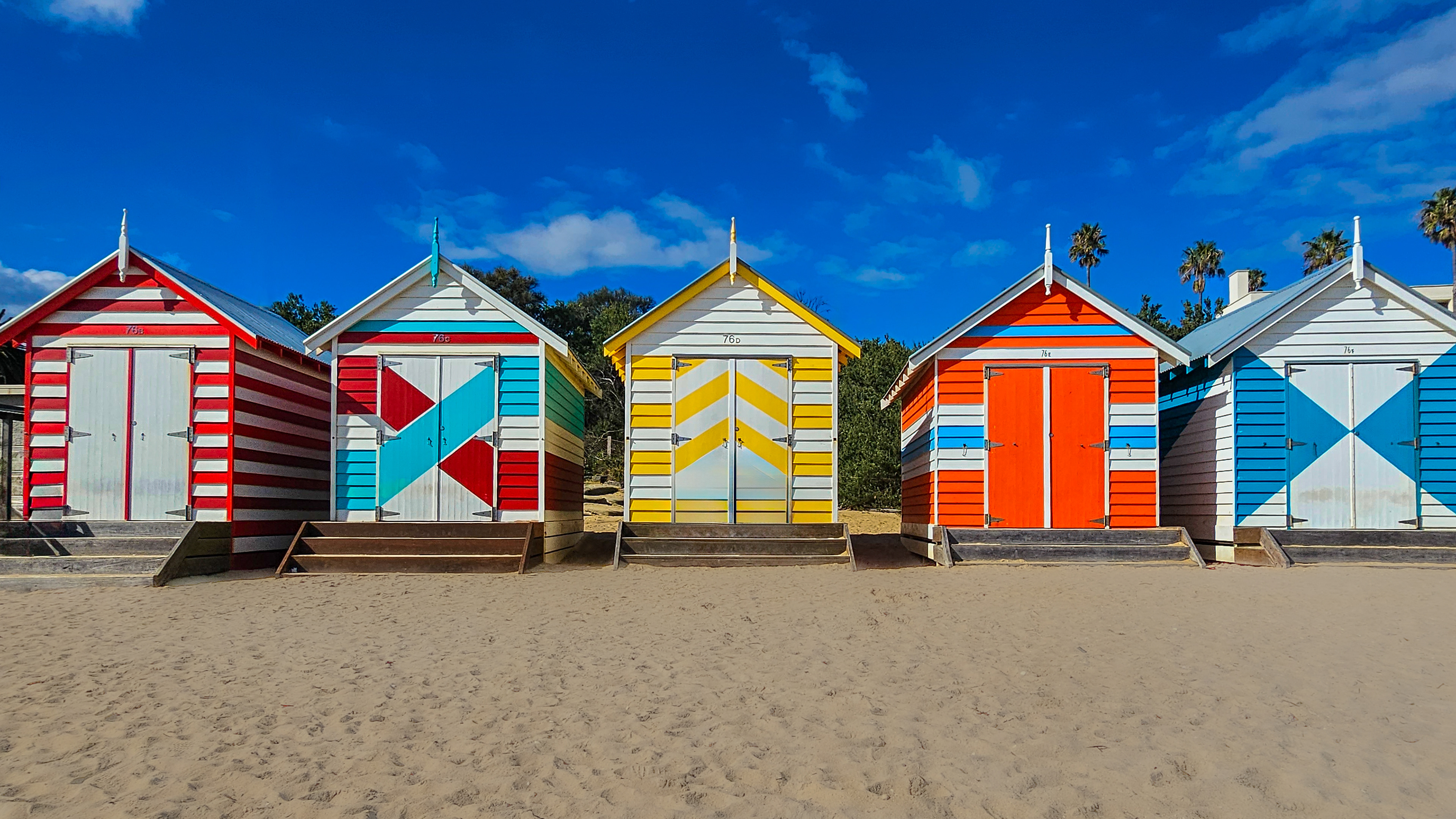 Brighton Bathing Boxes are a popular tourist attraction in Melbourne
