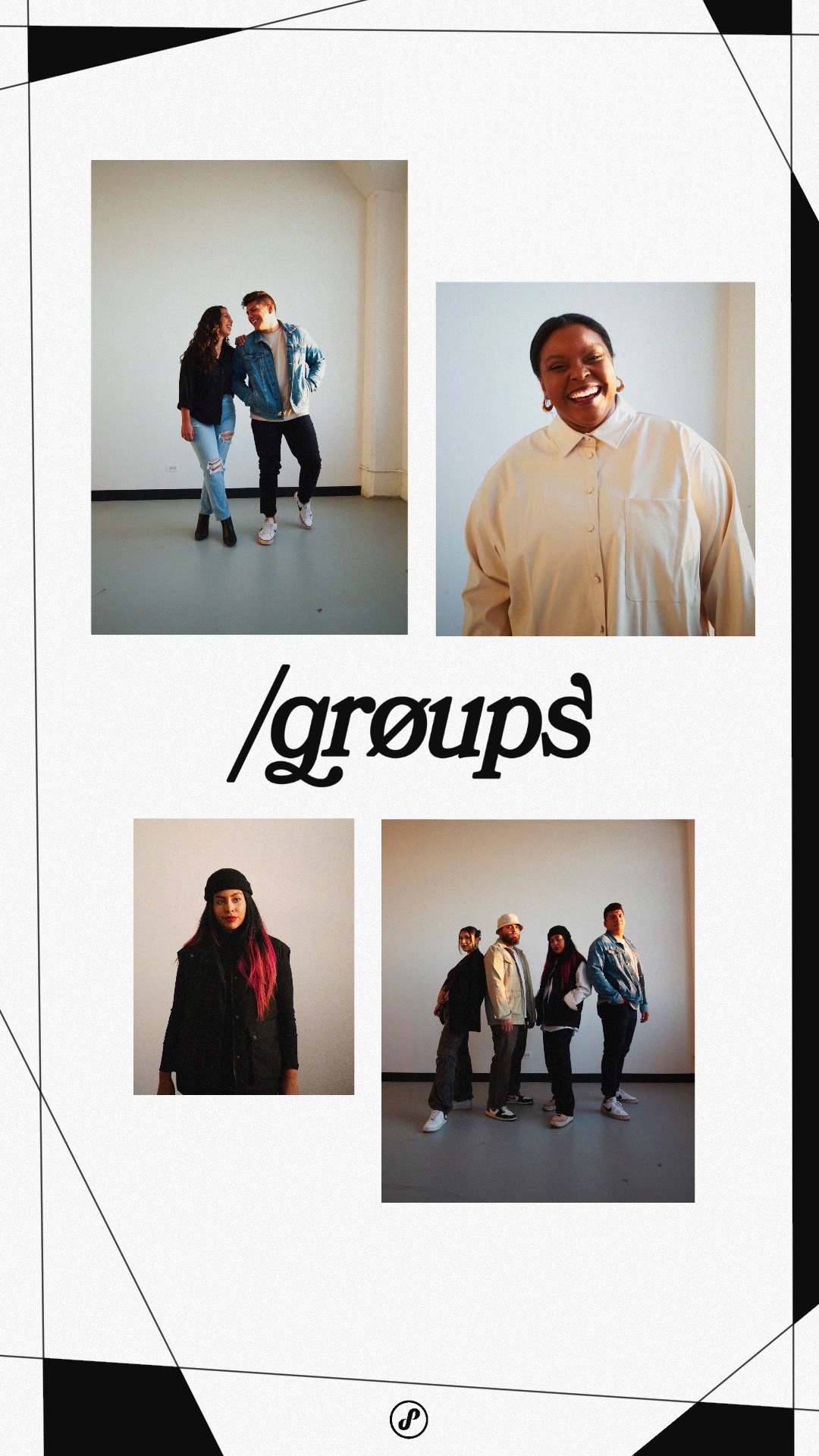 Screen asset to play during groups launch event