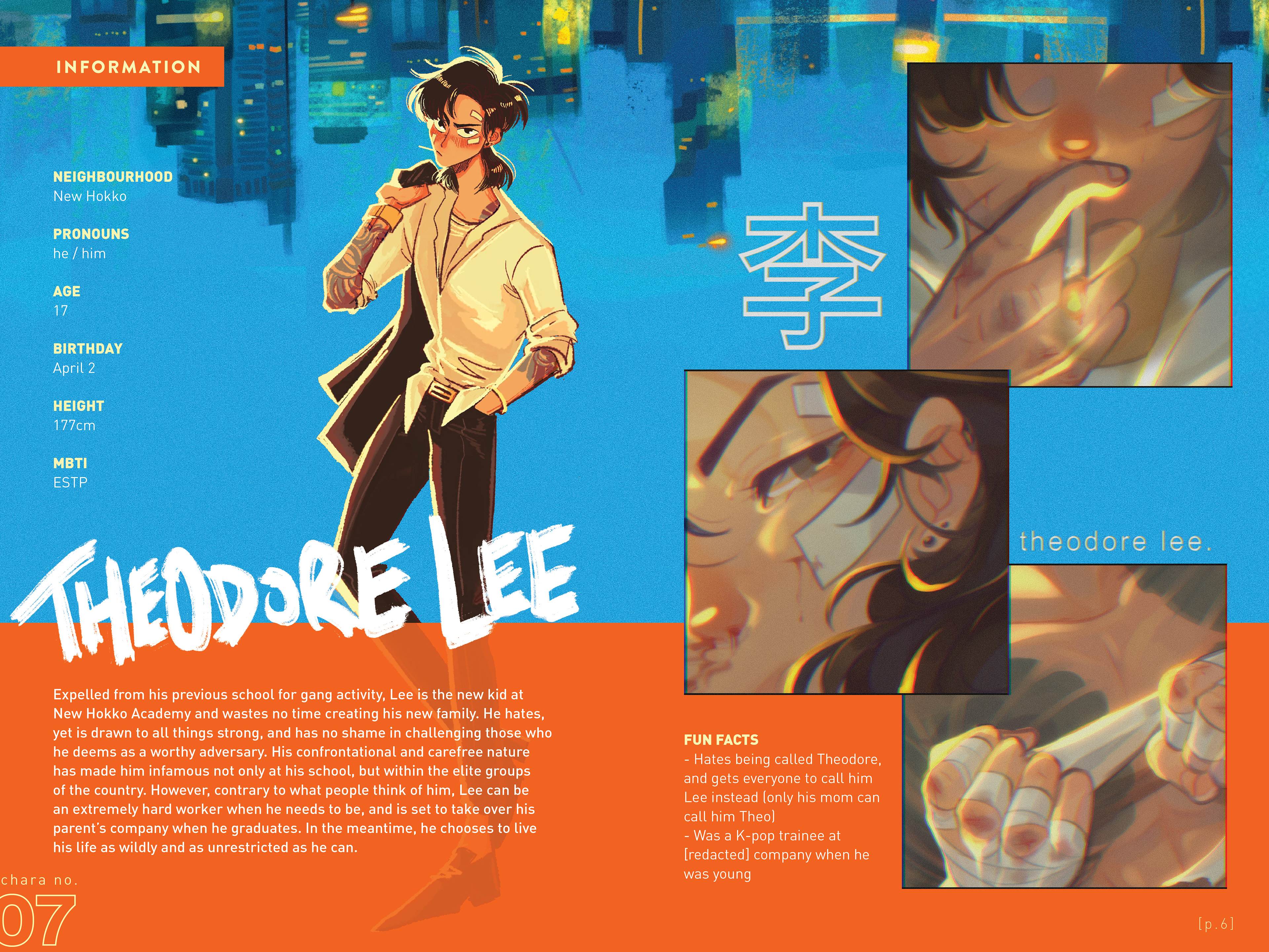 Character by: Marissa Ouyang | Right illustration by Justine Lee