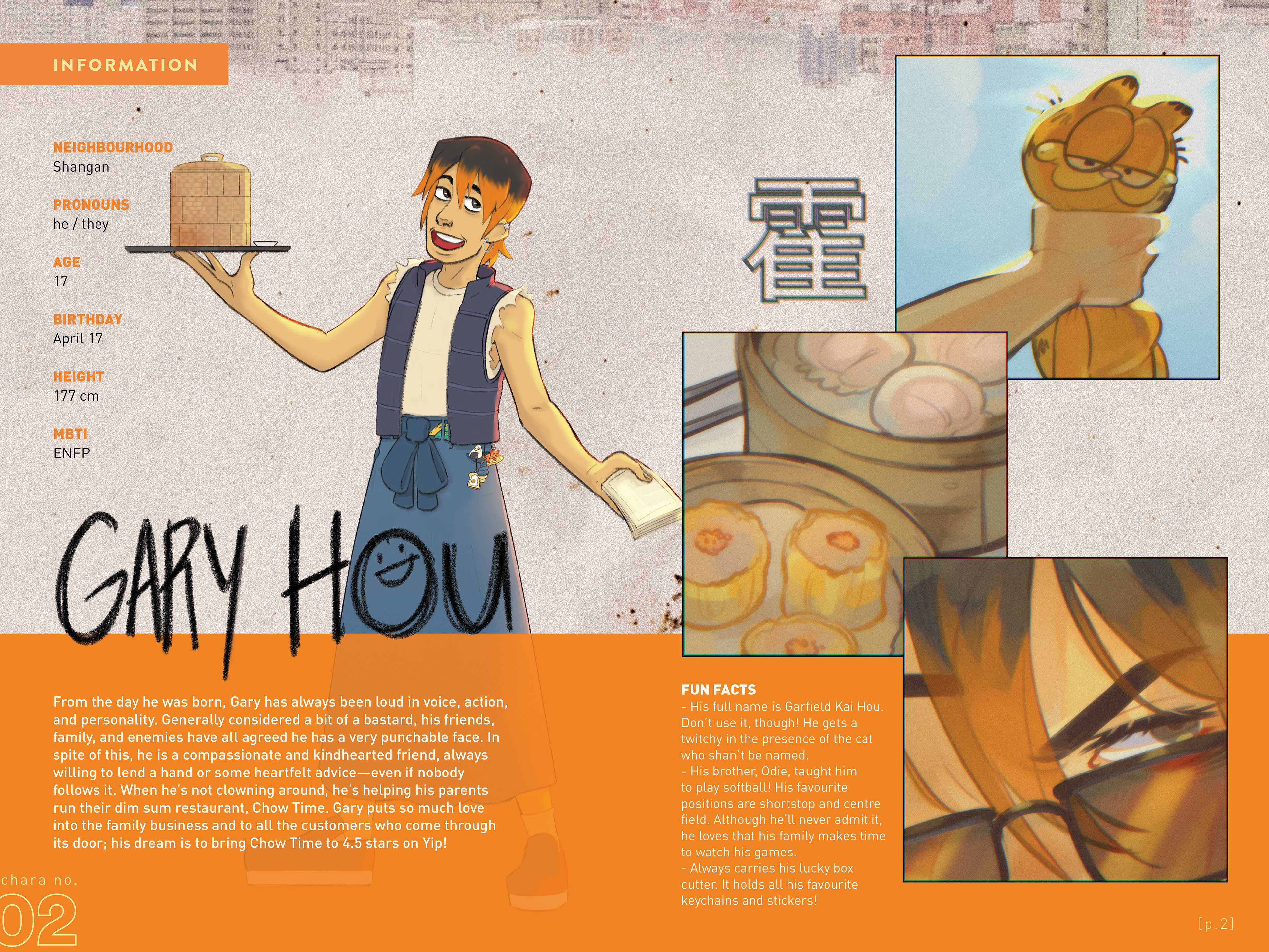 Character by: AJ Ross | Right illustration by Justine Lee