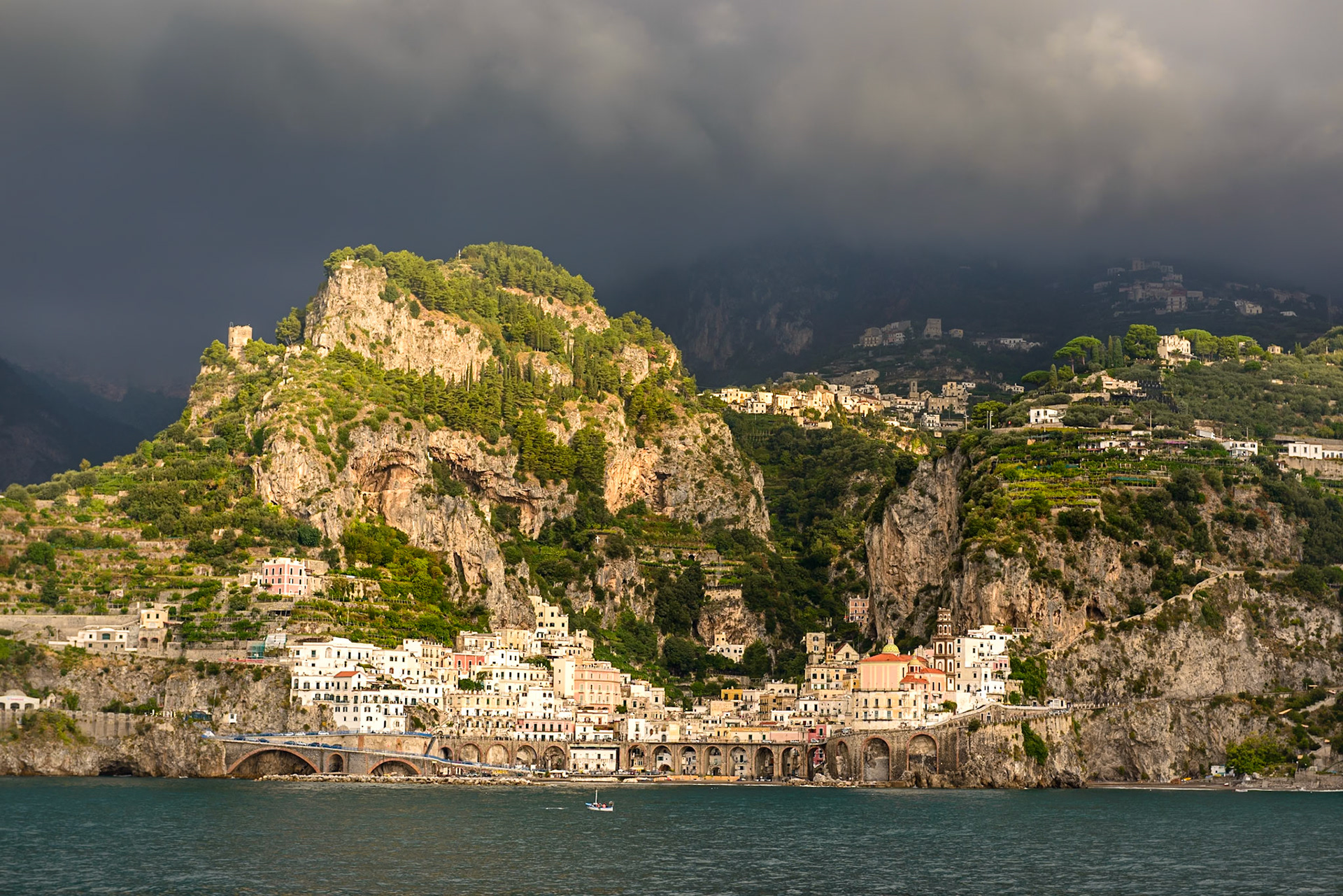 Storm Clouds Above Atrani