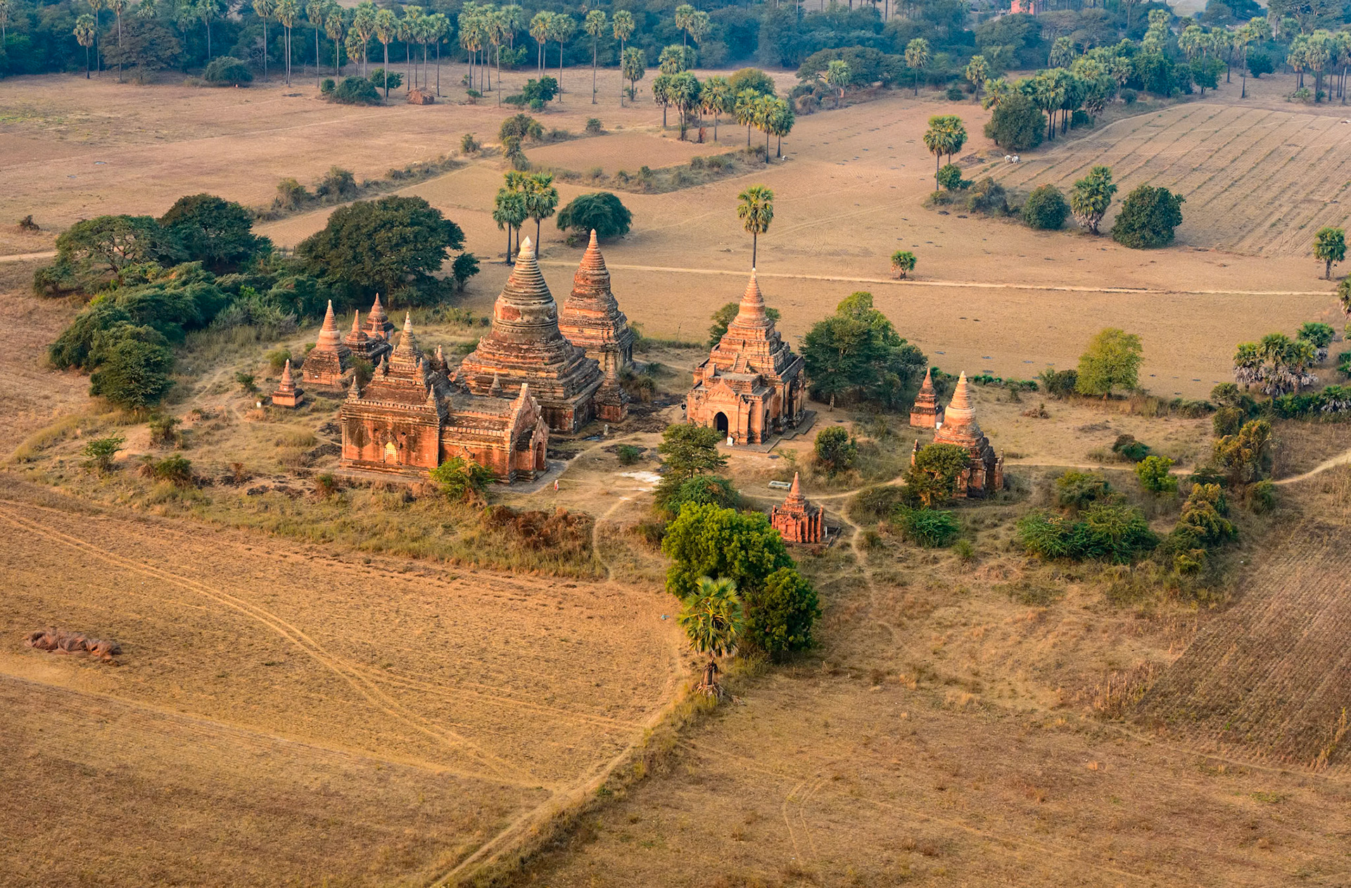Bagan Temples at Dawn