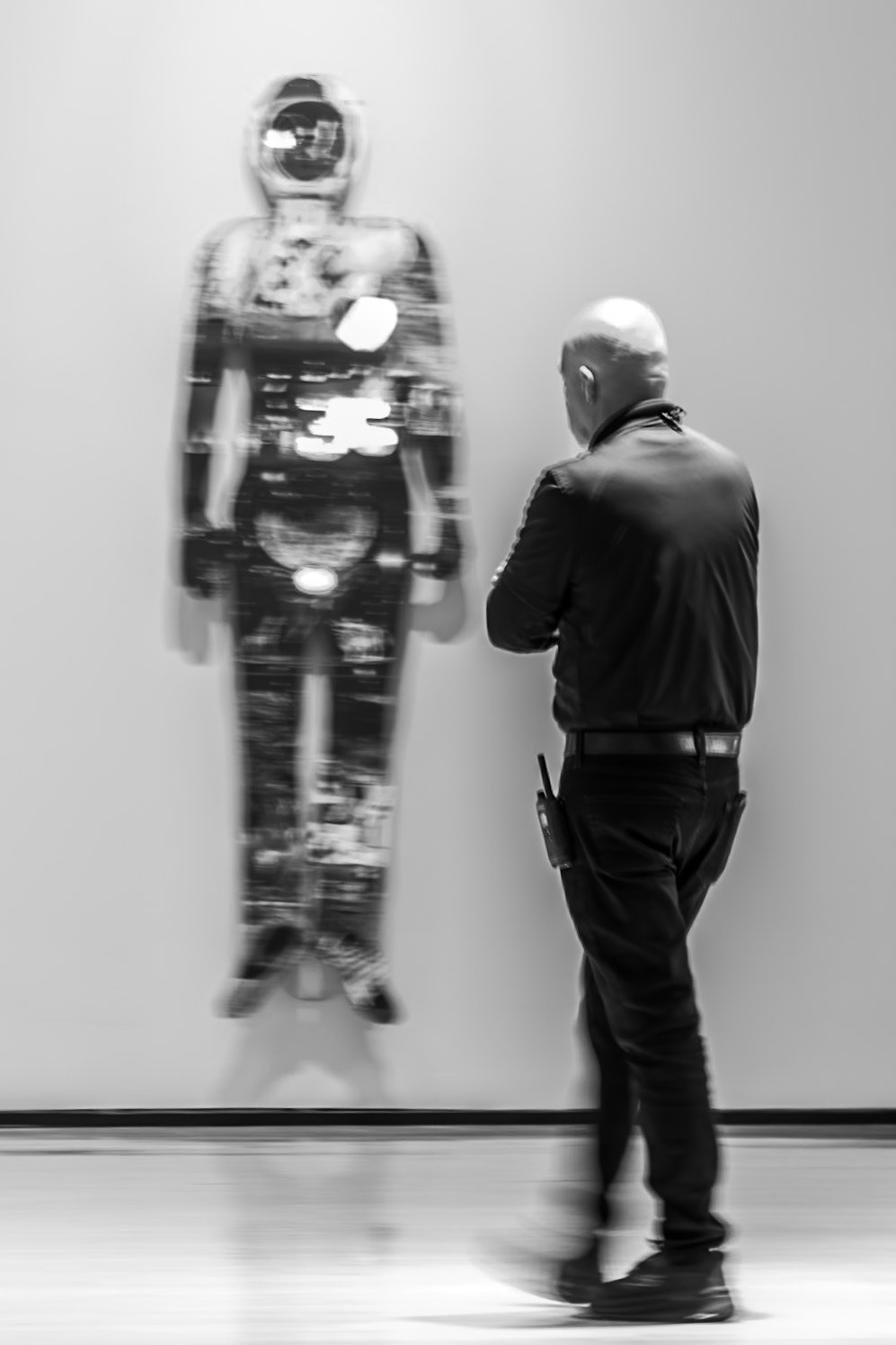 Spaceman and Security Guard