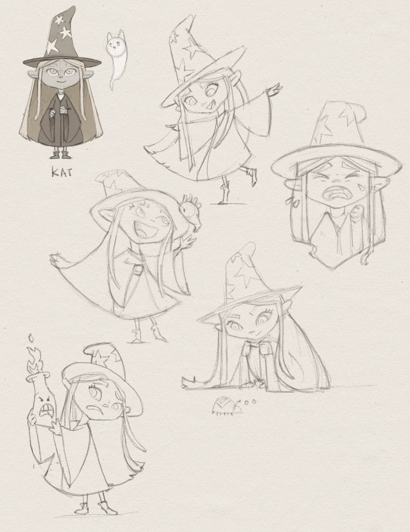 Procreate sketches - initial idea