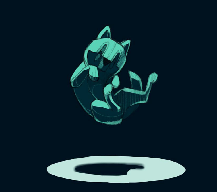 second version of Laika in space sleep