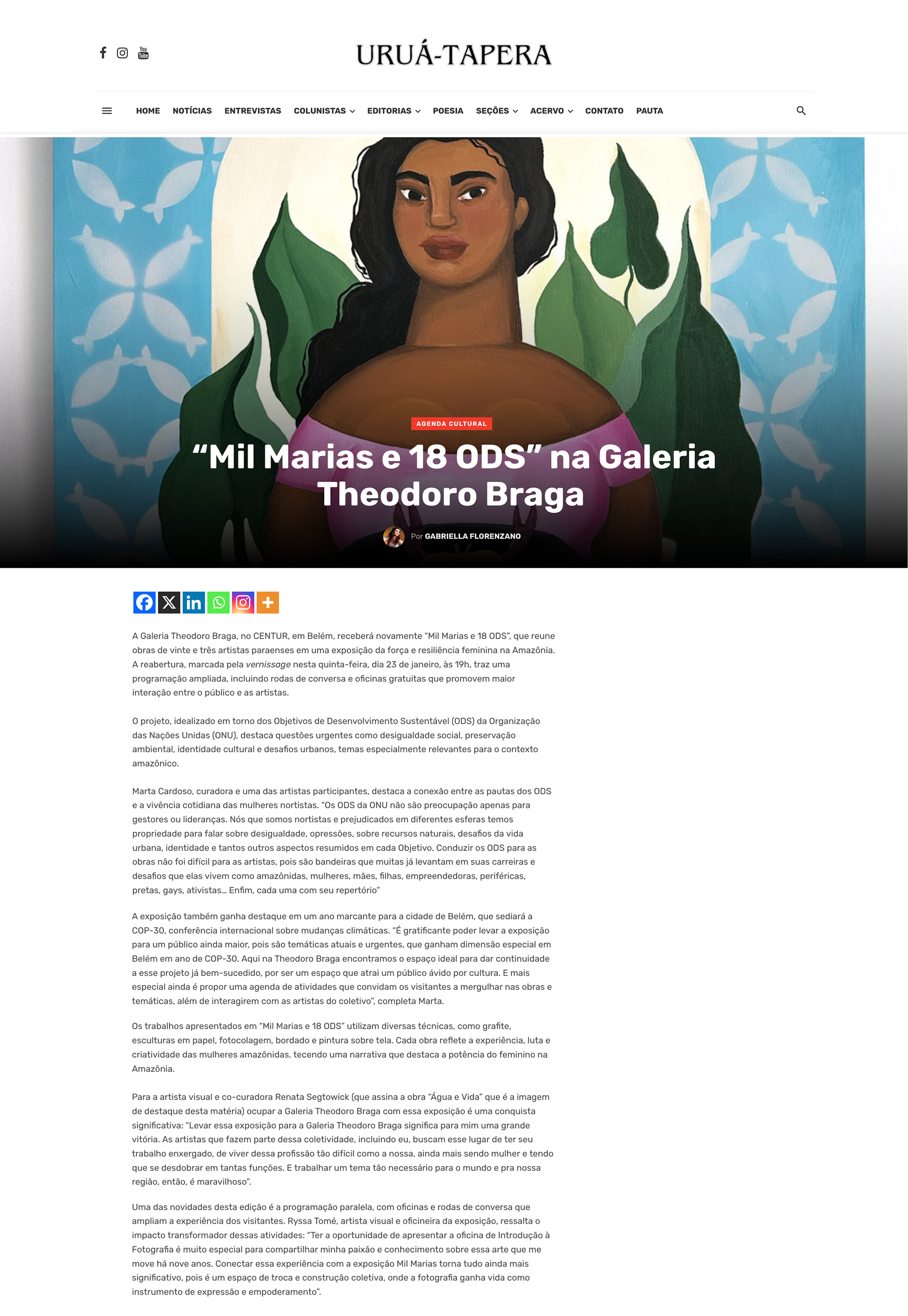BLOG URUÁ TAPERA