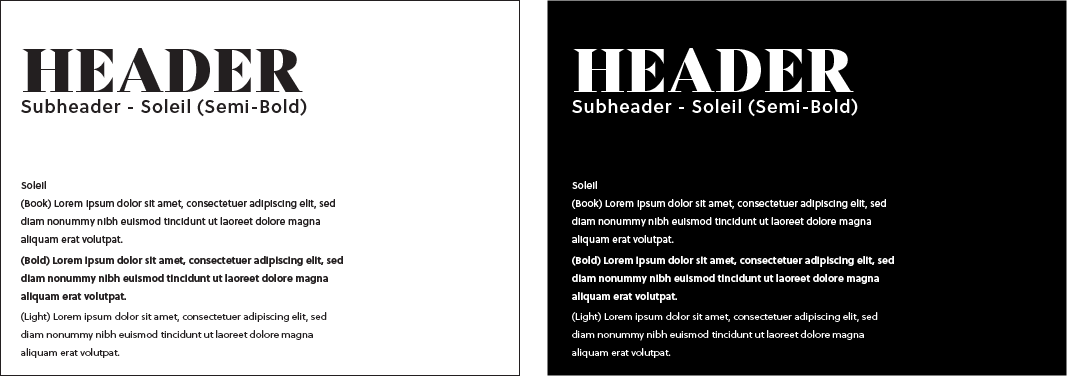 Typography Choice