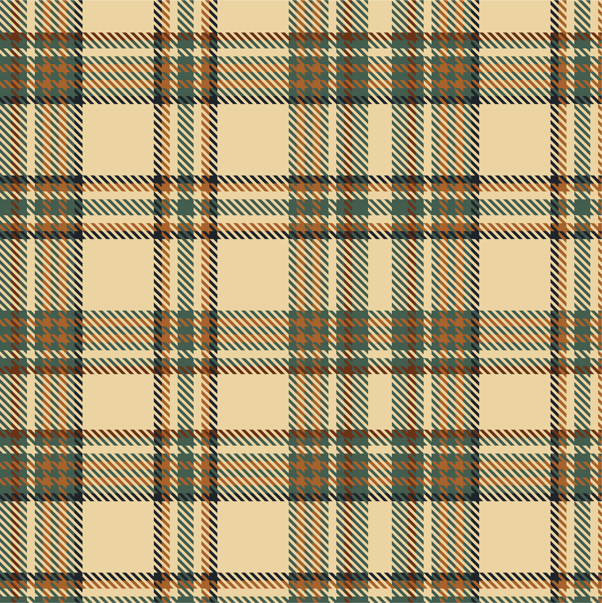 Plaid Tan