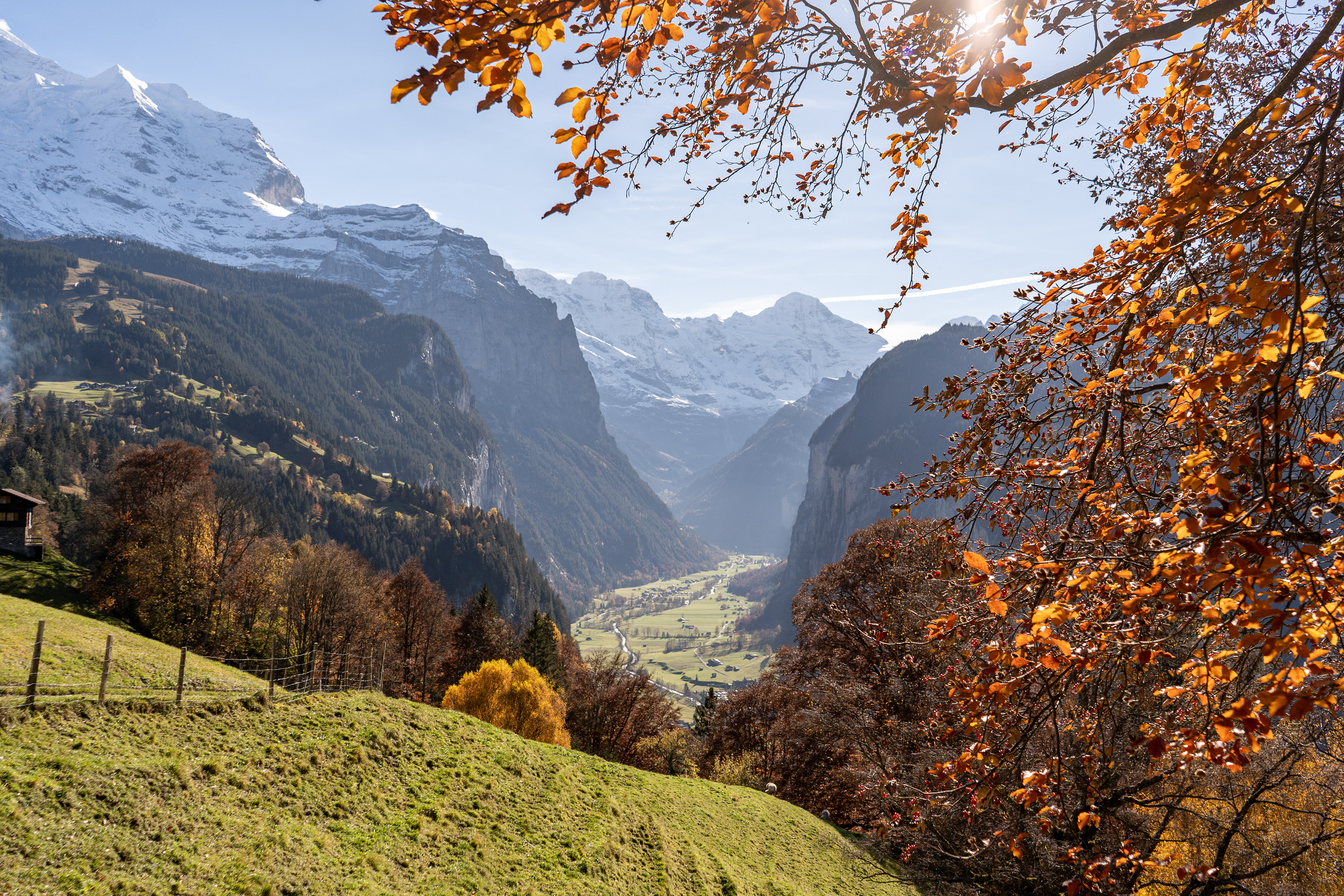 Lauterbrunnental im Herbst