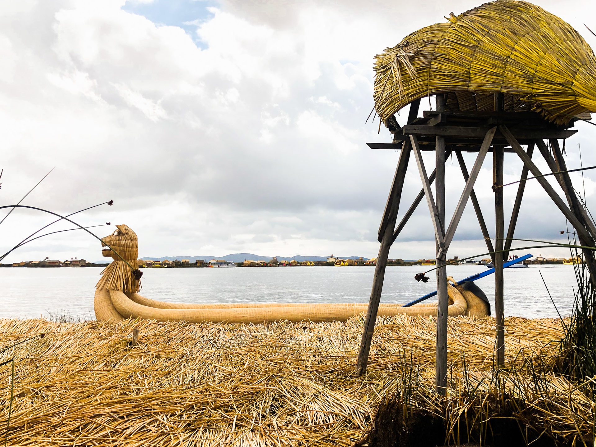Estilo de vida. Islas flotantes de los Uros. (2019). Fotografía propia.