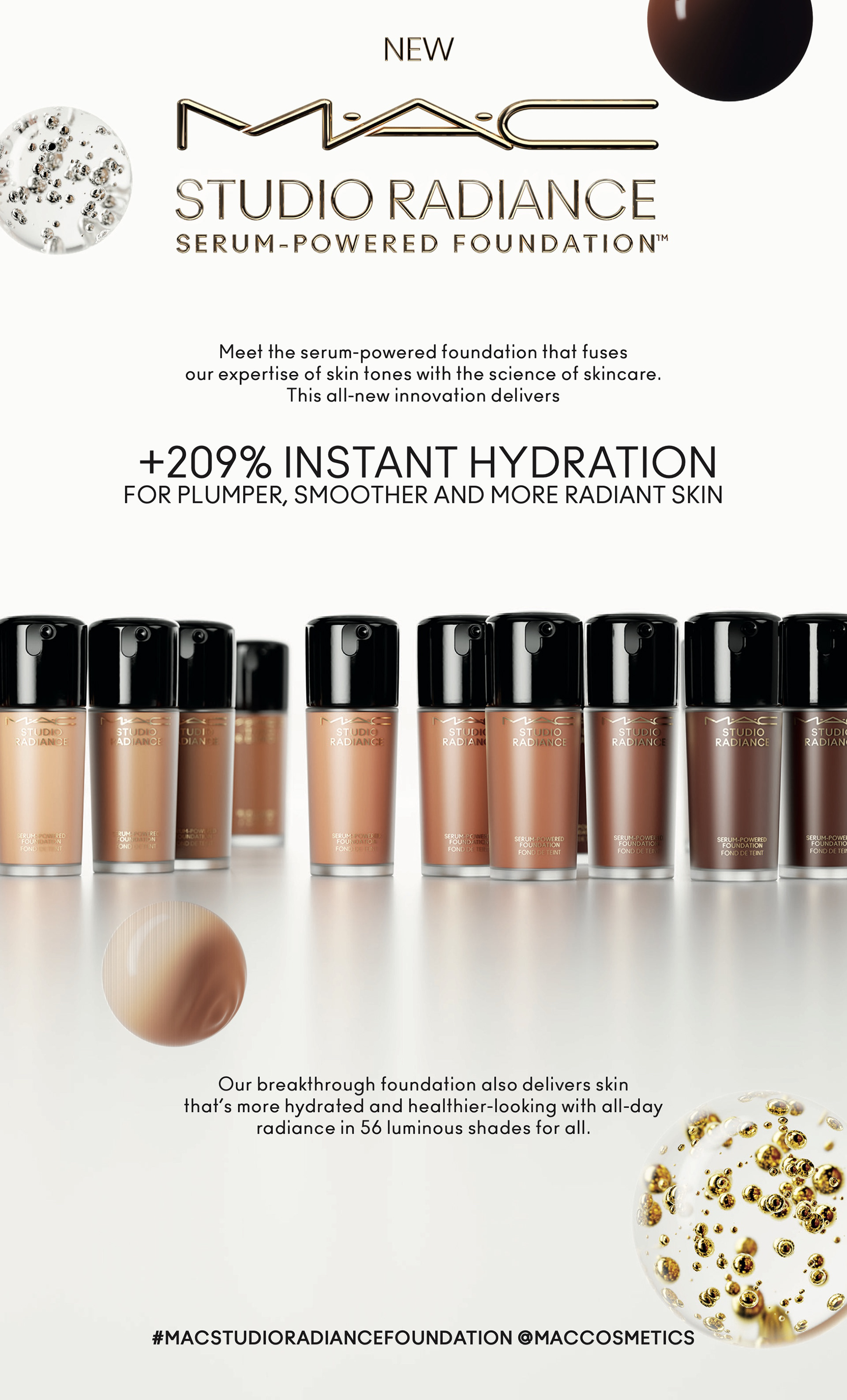 Instagram post speaking to the foundation's main benefits and ingredients