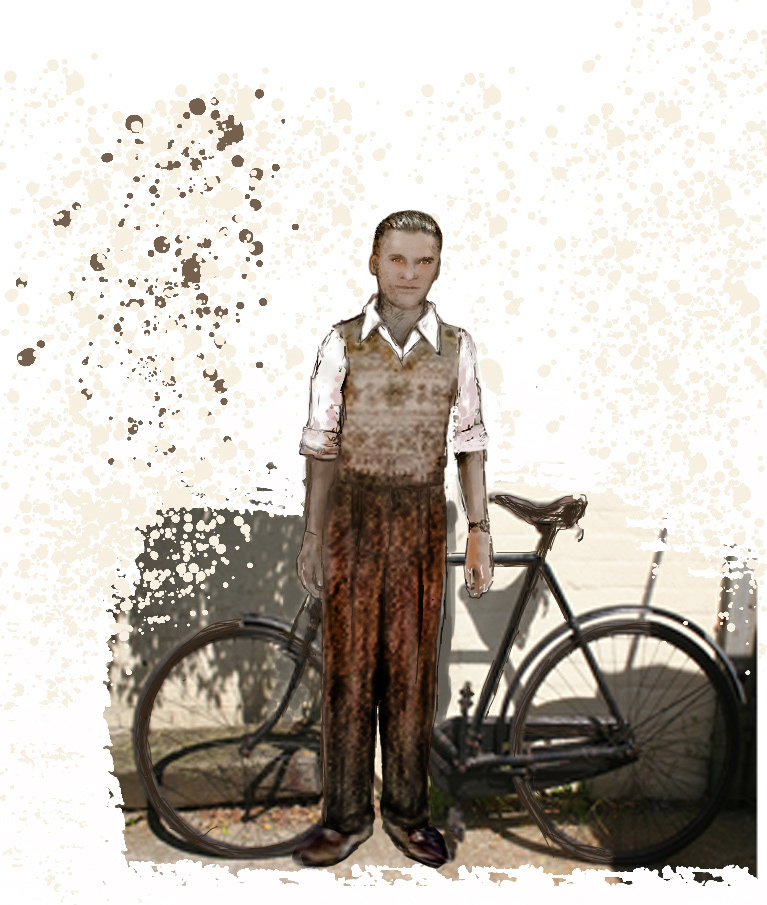 Character concept drawing: age 16