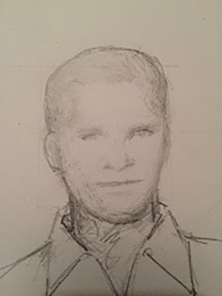 Head sketch 16 years