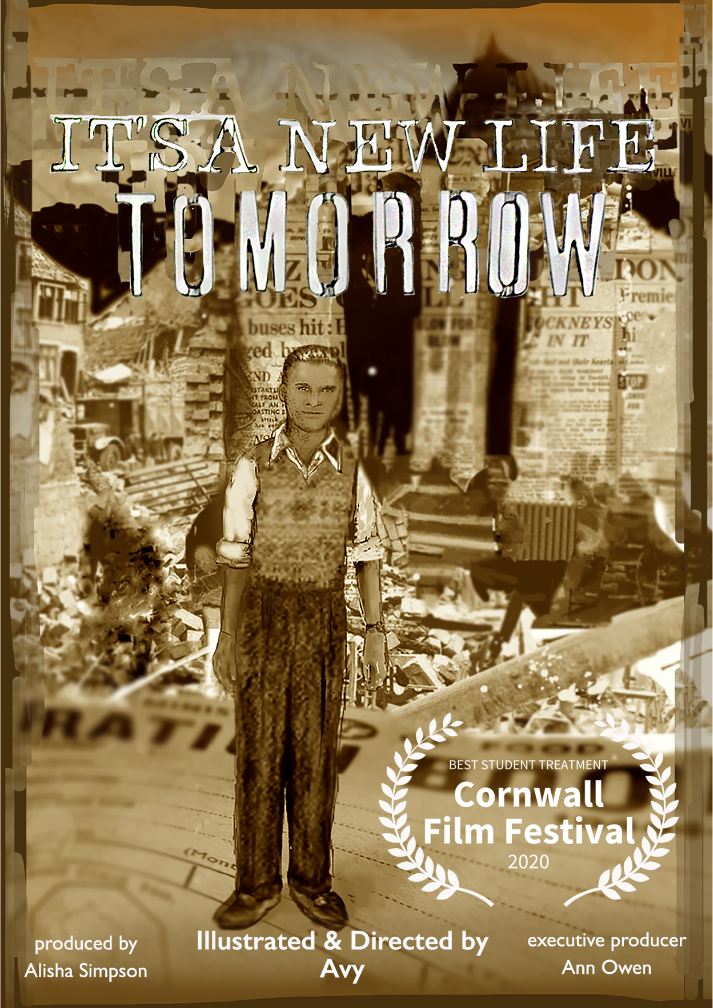 Poster 'It's A New Life Tomorrow' Film promo