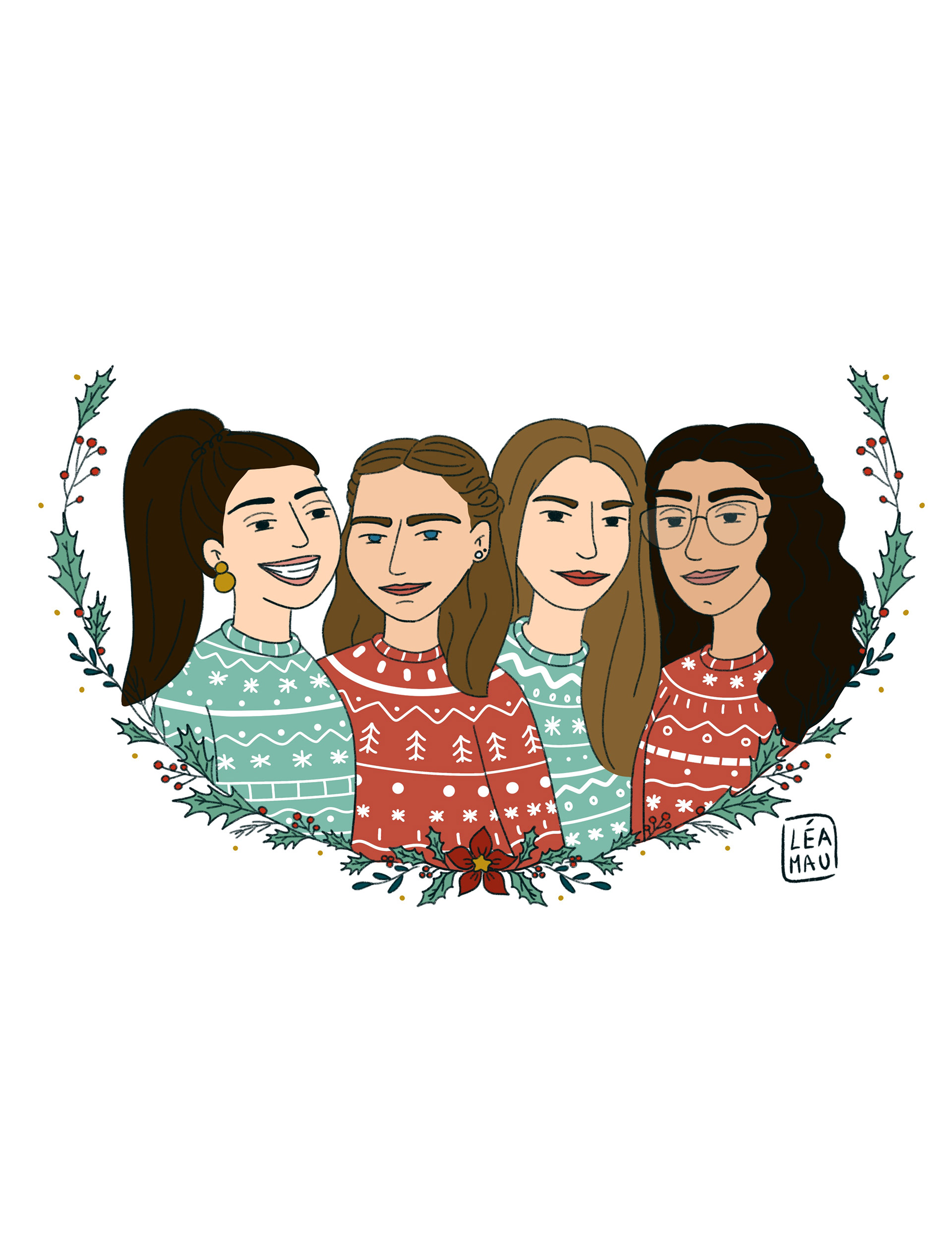 Portrait de groupe, Noël