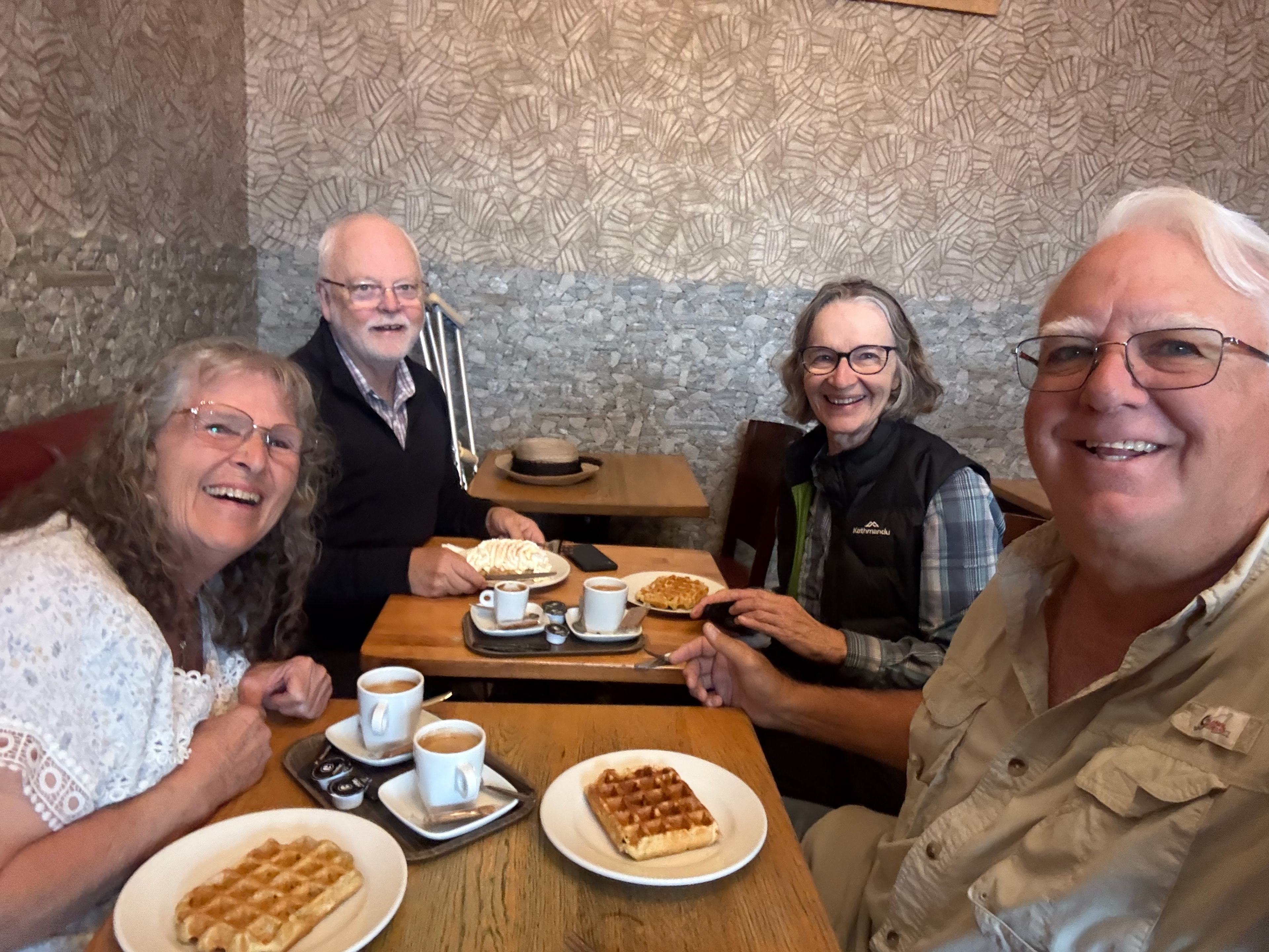 Colin and Sue , fancy meeting you here