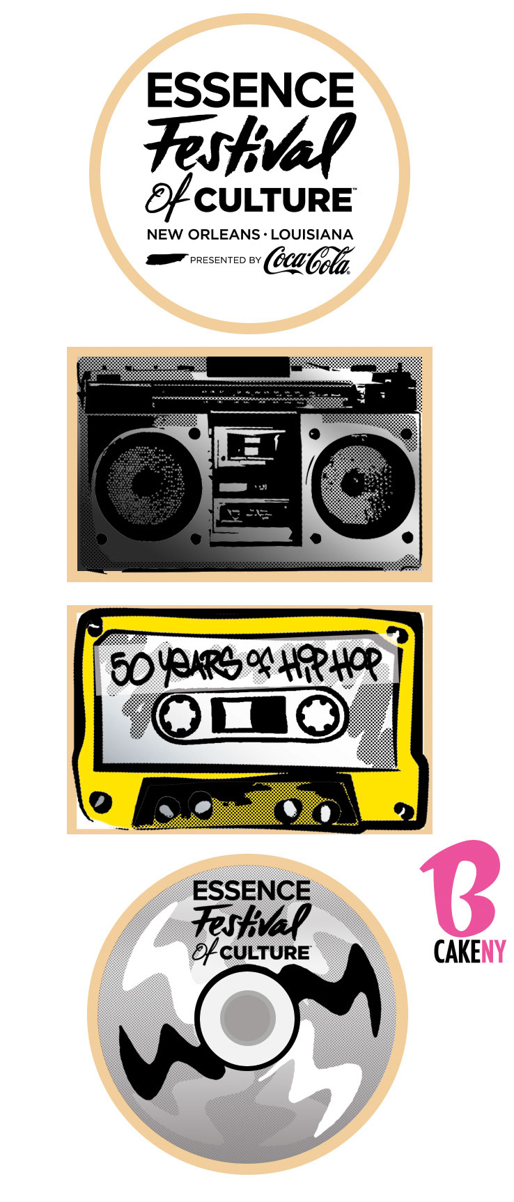 ESSENCE Festival Exclusive cookies Mockup