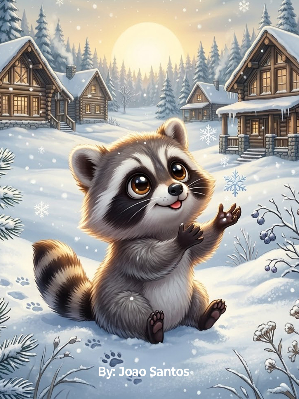 Little Raccoon - Children Book
