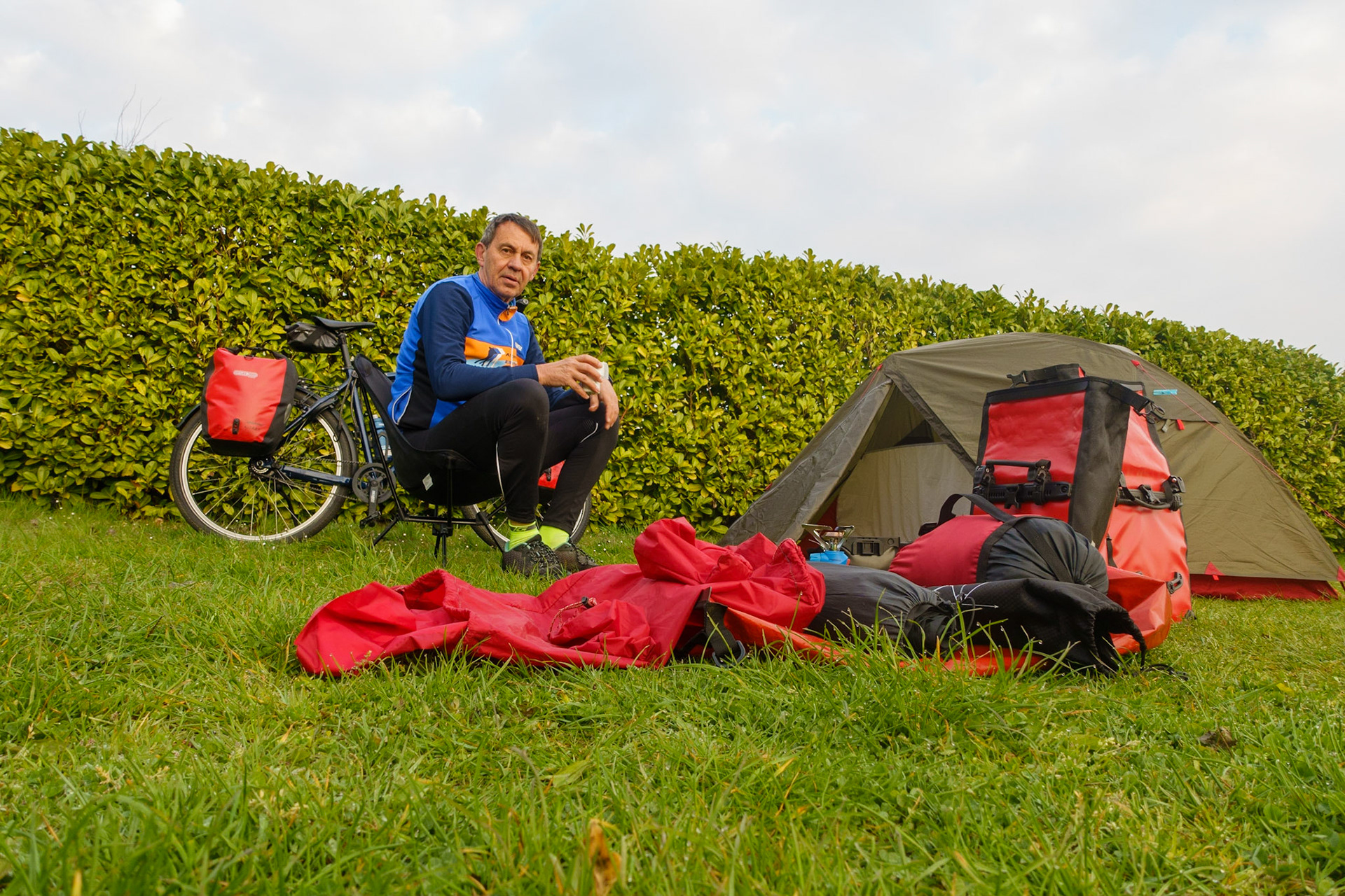 Alleen op campings